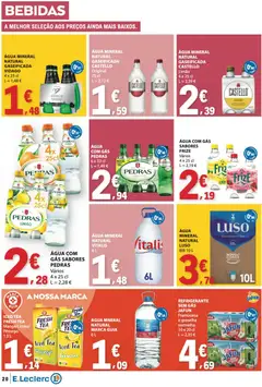 Pré-visualização E.Leclerc folheto válido de 30.04.2026 | Página: 20 | Produtos: Agua, Refrigerante, Água com gás, Água mineral
