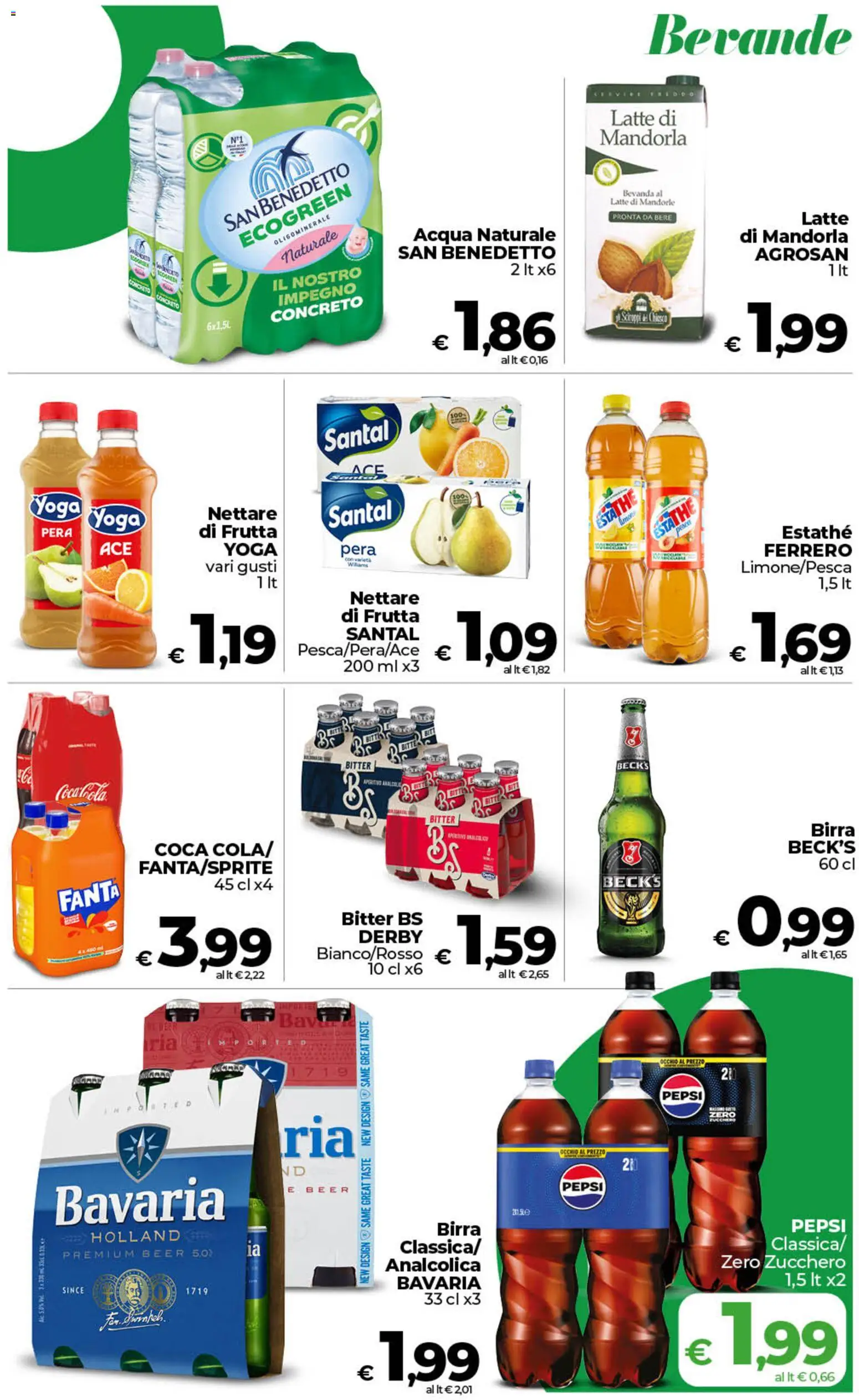 Volantino COOP del 09.06.2026 | Pagina: 18 | Prodotti: Birra, Acqua, Mandorle, Aperitivo