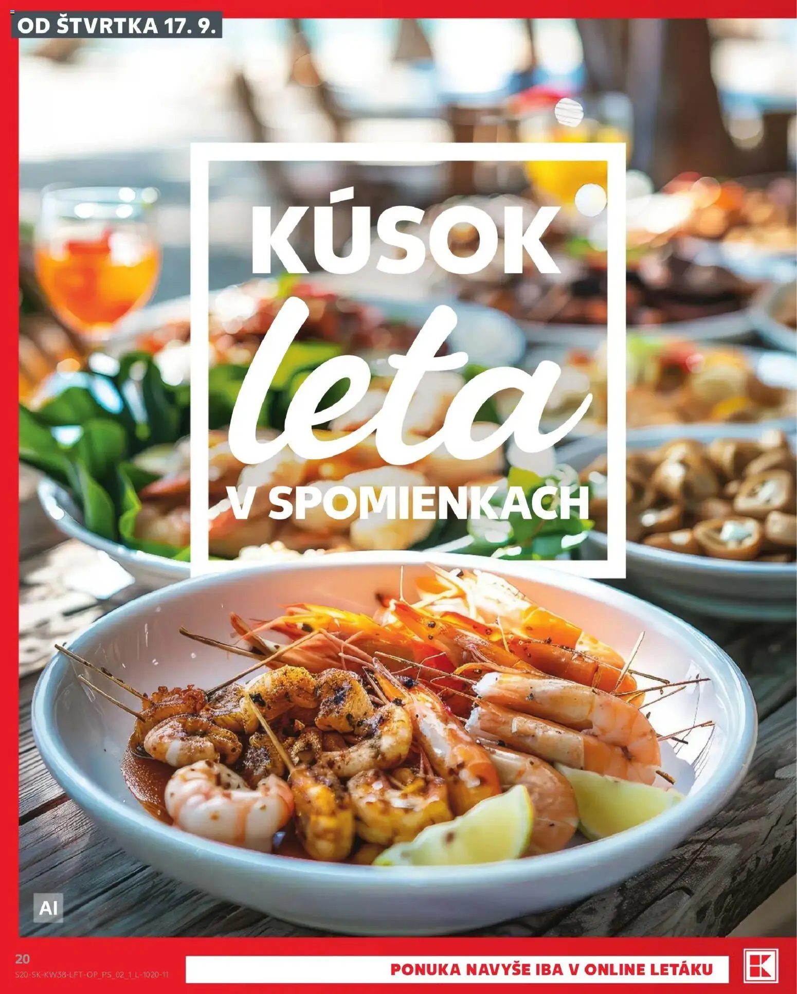 Kaufland SK akciós ujság - amely érvényes a következő dátumtól: 2026.09.17. | Oldal: 20