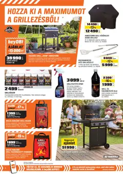 OBI Vigye haza a nyarat! Budaörs - amely érvényes a következő dátumtól: 2026.08.04. | Oldal: 4 | Termékek: BBQ, Betét, Gázgrill, Olaj