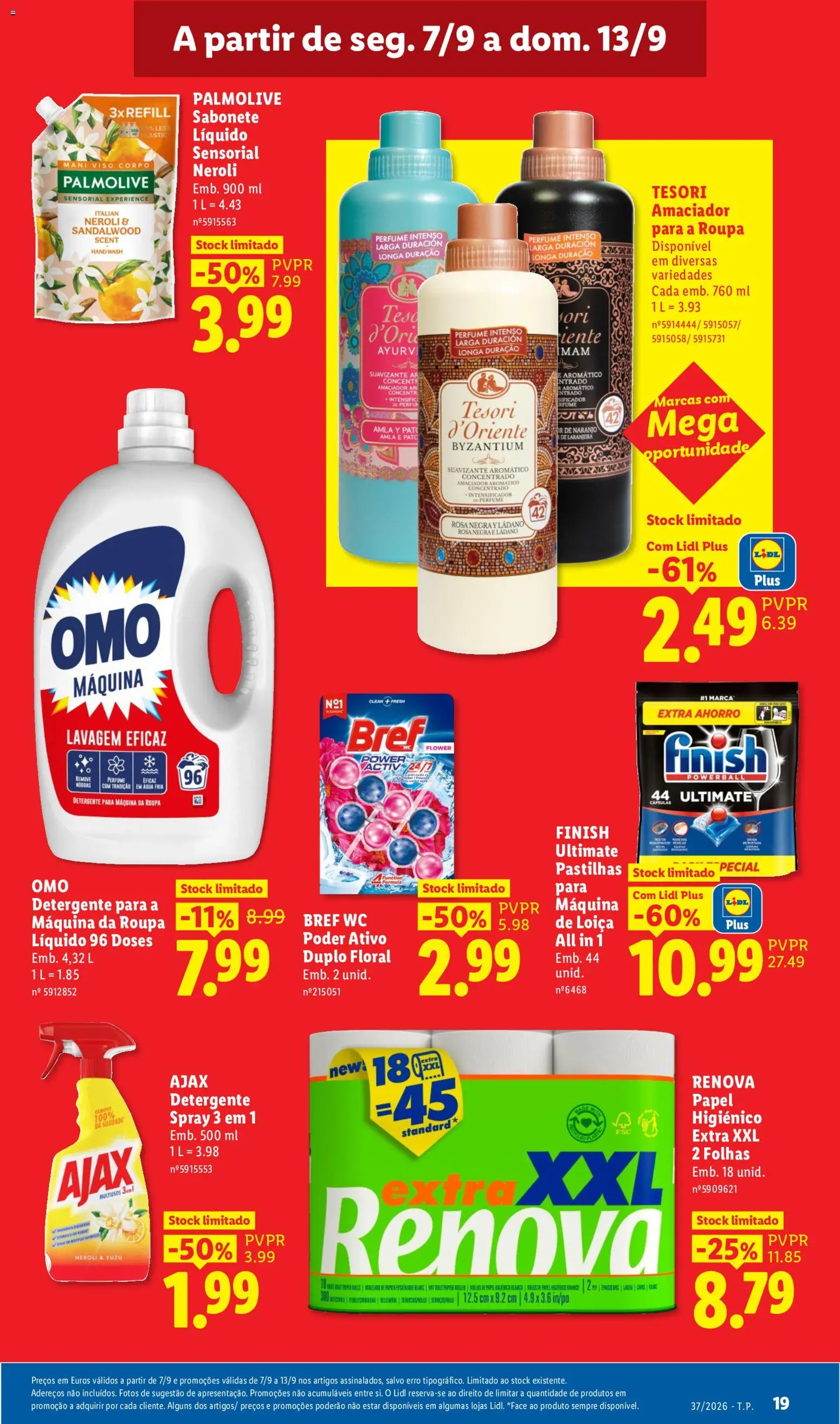 Lidl Promoções Semanais │ válido de 07/09/2026 | Página: 21 | Produtos: Papel higiénico, Perfume, Sabonete líquido, Sabonete