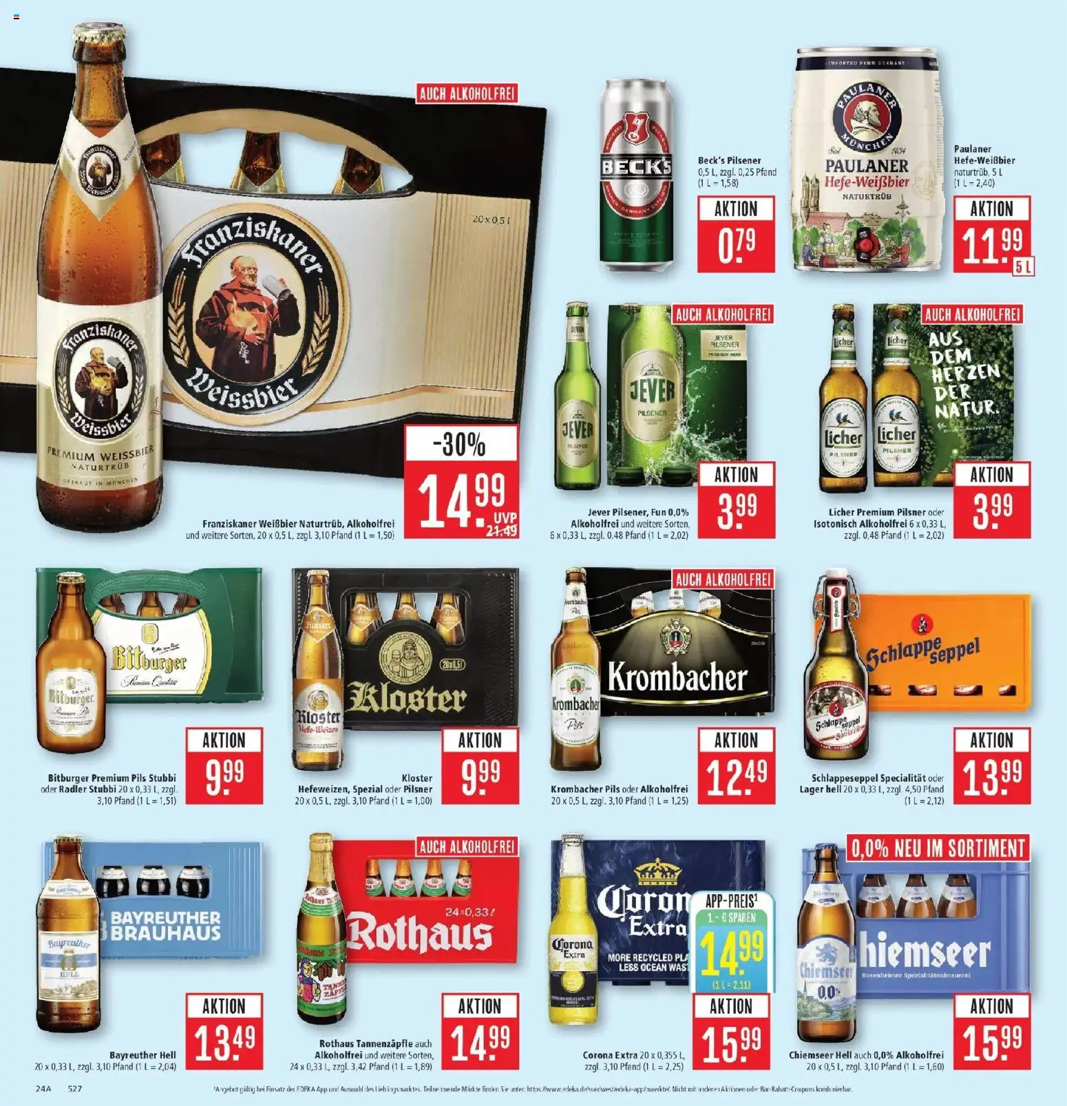 Marktkauf Prospekt Aschaffenburg (ab 14.09.2026) » Angebote online | Seite: 28 | Produkte: Bayreuther hell, Franziskaner, Weißbier, Jever