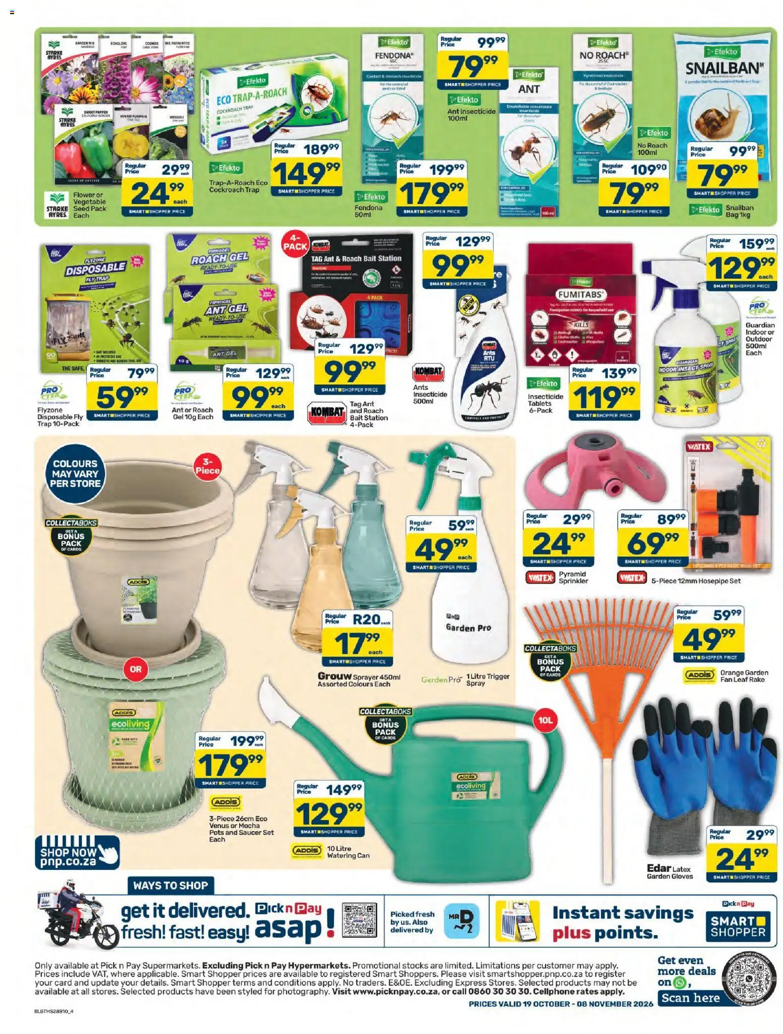 New Pick n Pay catalogue – valid from 19/10/2026 | Page: 4 | Products: Bag, Fan, Pots, Pepper