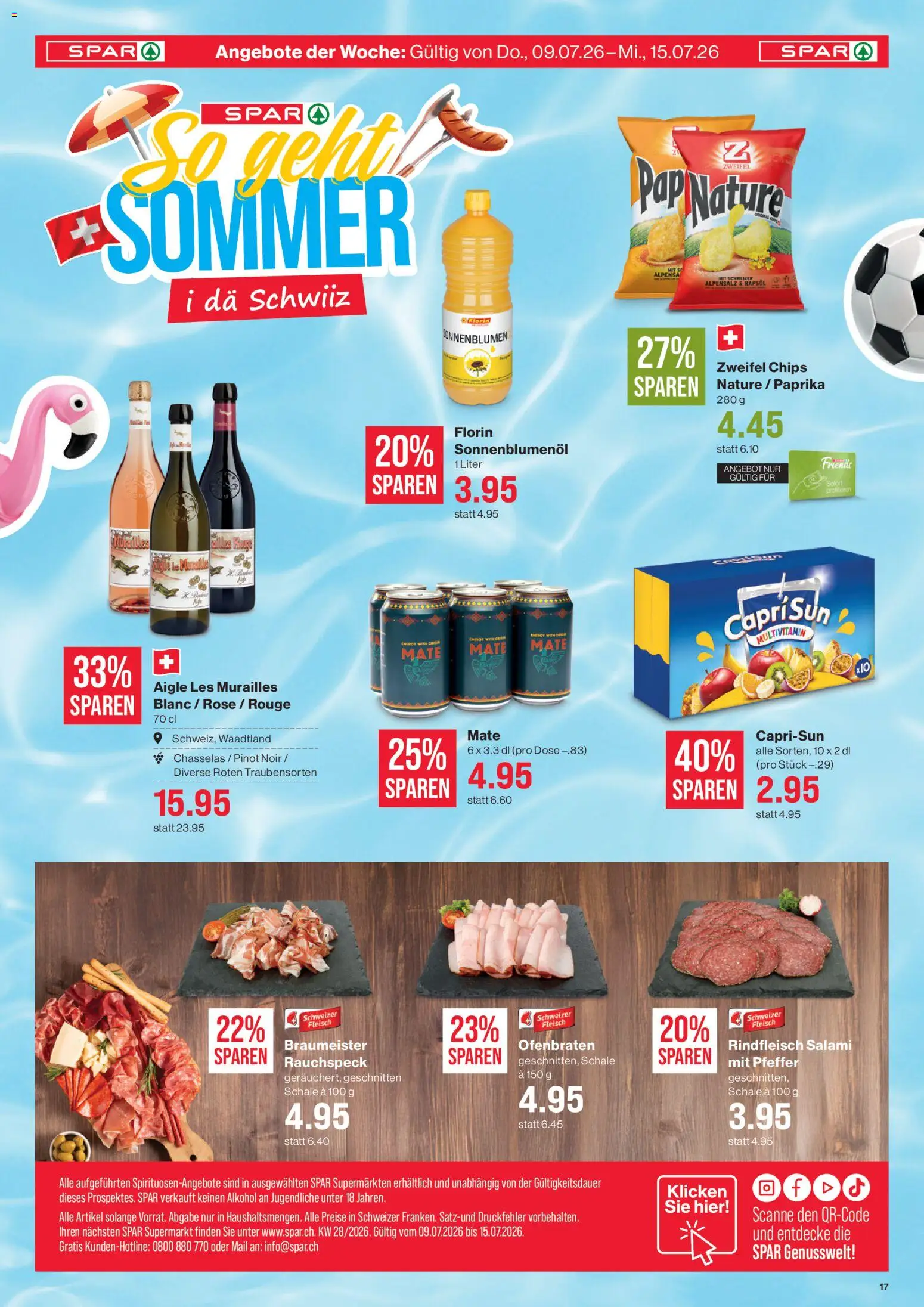 SPAR aktionen – gültig ab 09.07.2026 | Seite: 17