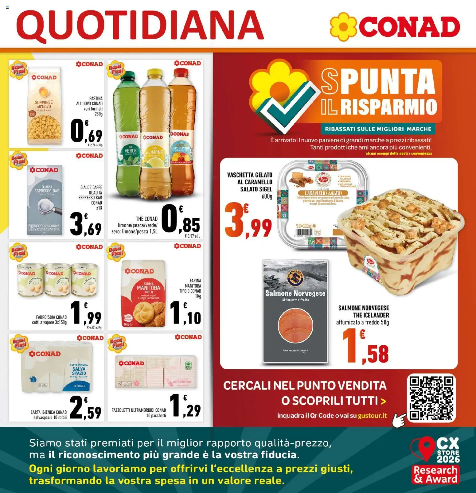 Volantino Conad del 29/07/2026 | Pagina: 25 | Prodotti: Panna, Limone, Pasta, Farro