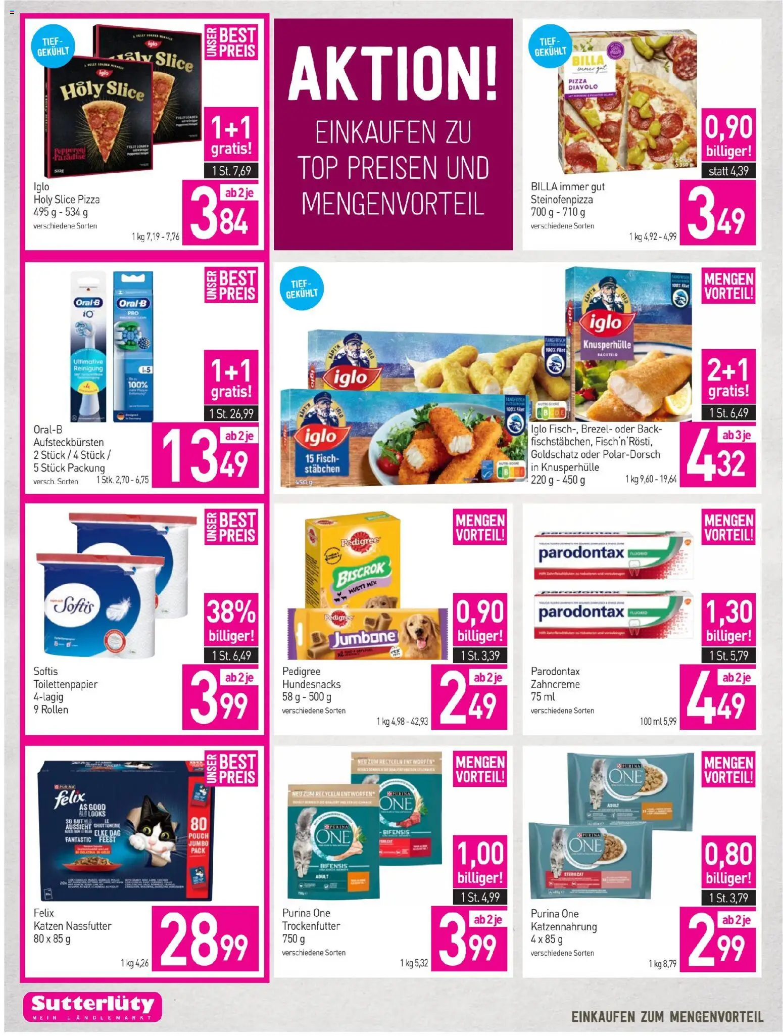 Sutterlüty Flugblatt gültig ab 21.05.2026 | Seite: 18 | Produkte: Pizza, Fisch