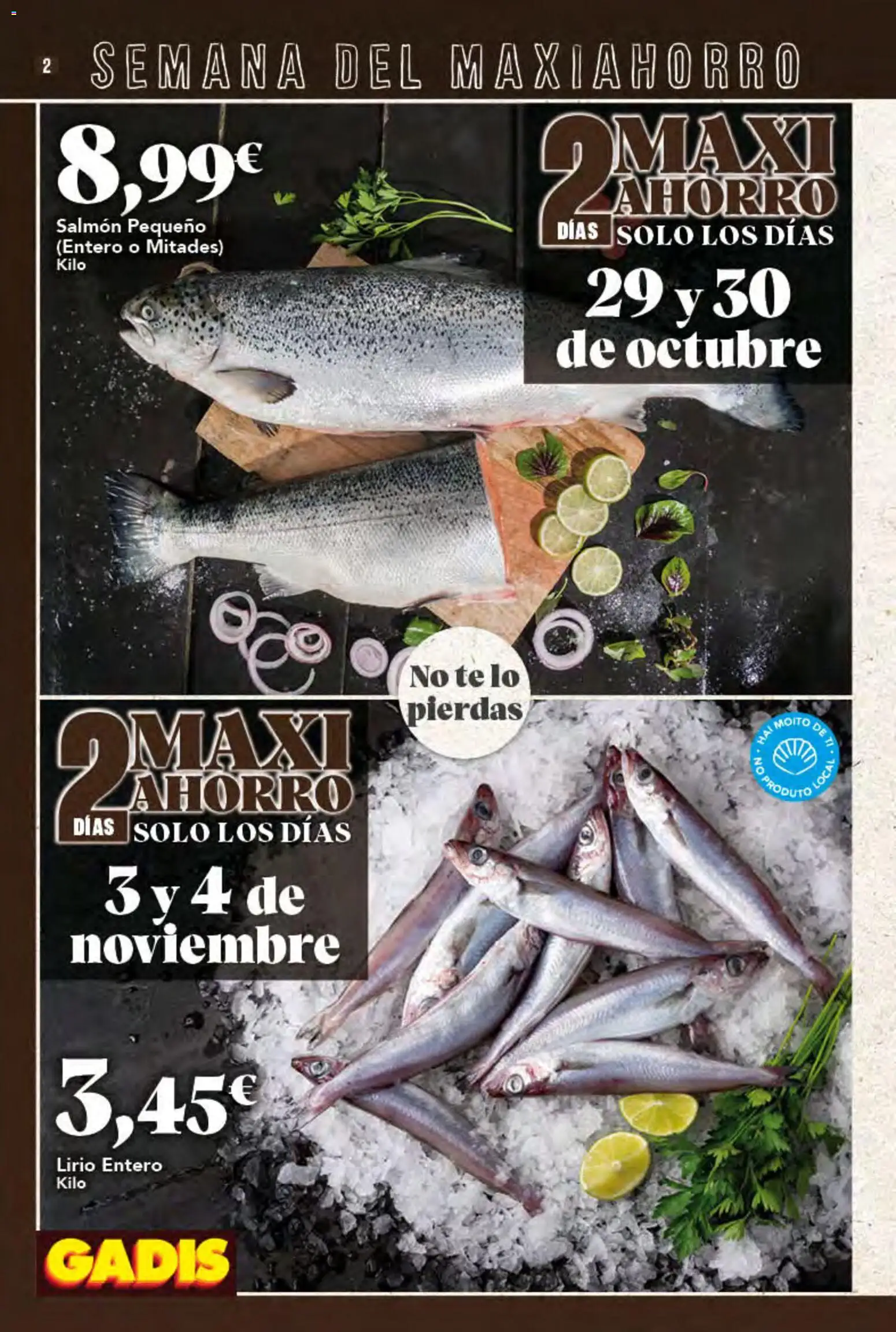 Gadis folleto │ válido desde el 29/10/2026 | Página: 2 | Productos: Té, Salmón