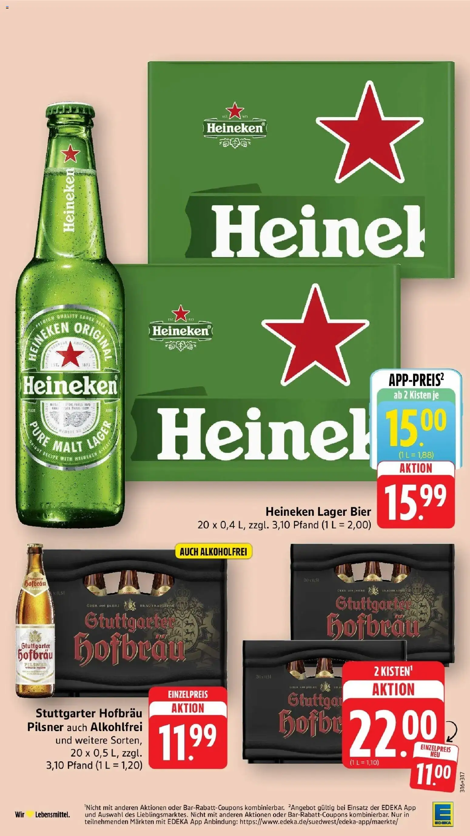Edeka prospekt Wiernsheim – gültig ab 29.06.2026 | Seite: 3 | Produkte: Bier, Heineken