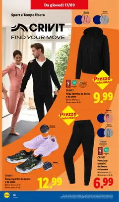 Anteprima del volantino CRIVIT Scarpe sportive da donna o da uomo, Scarpe sportive da donna o da uomo valido a partire dal 17/09/2026 | Pagina: 24