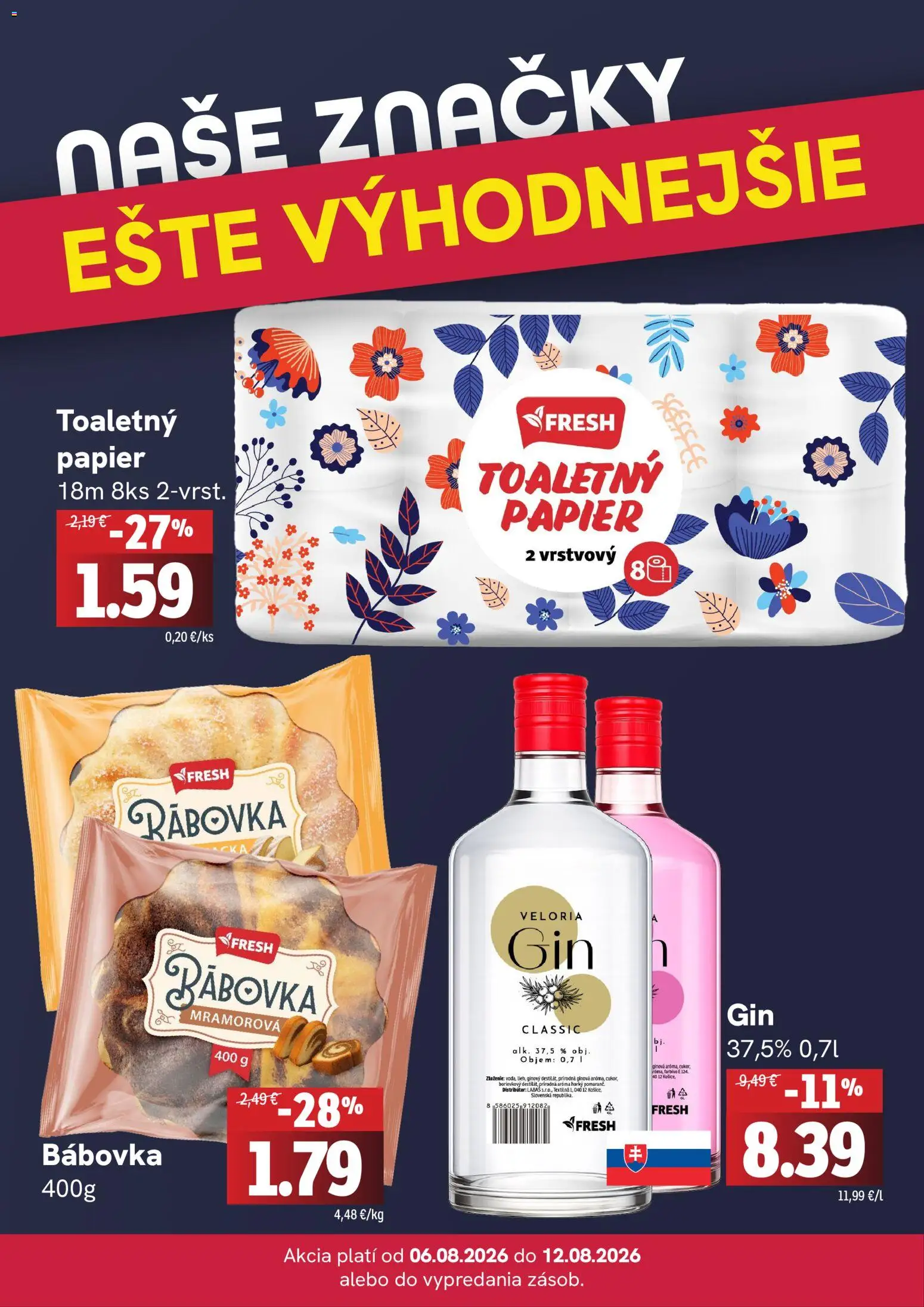Nové Fresh akcie – leták je platný od 06.08.2026 | Strana: 4