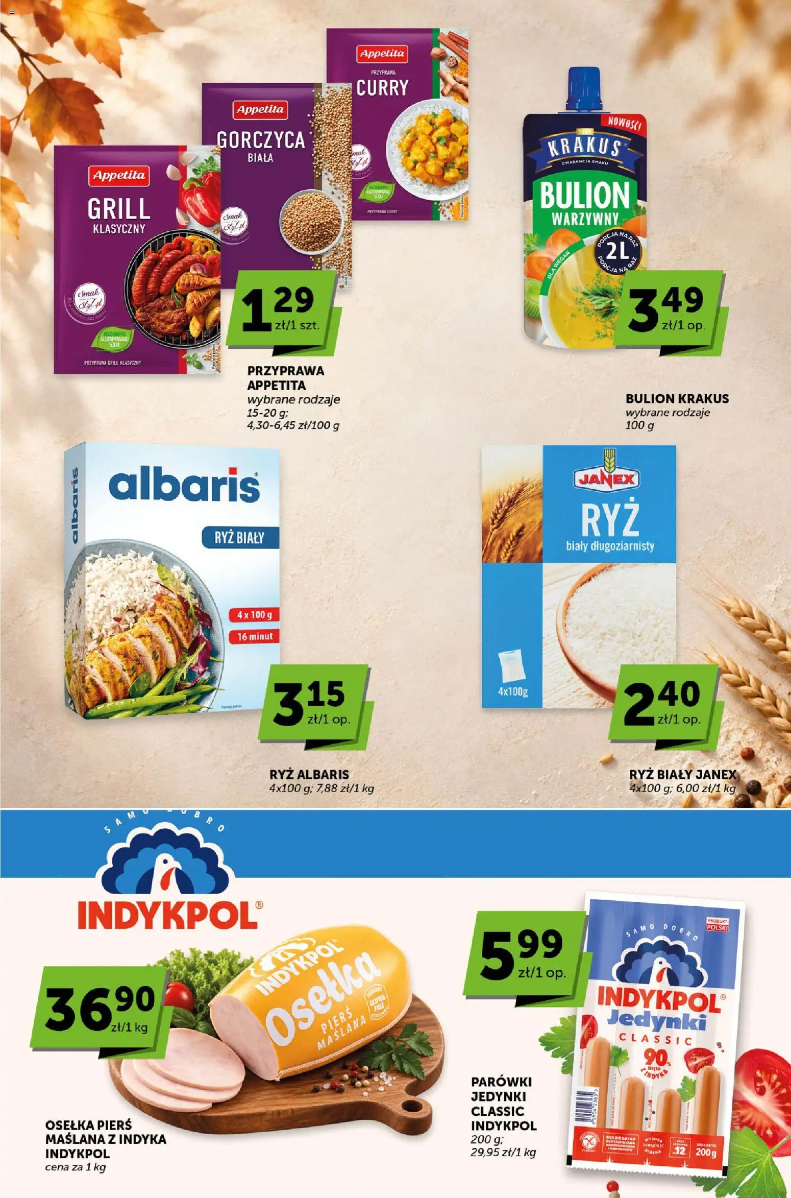 ABC gazetka - Katalog od 24.09.2026 | Strona: 4 | Produkty: Indyk, Parówki, Bulion, Ryż