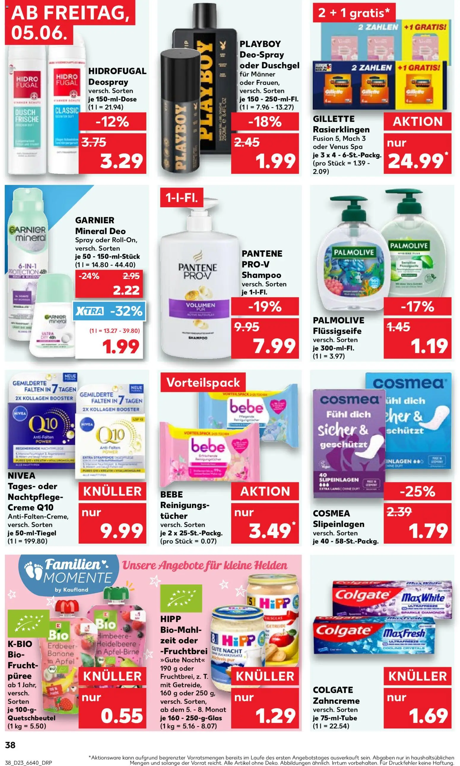 Kaufland Prospekt Speyer – gültig ab 04.06.2026 | Seite: 38 | Produkte: Creme, Duschgel, Deodorant, Deospray