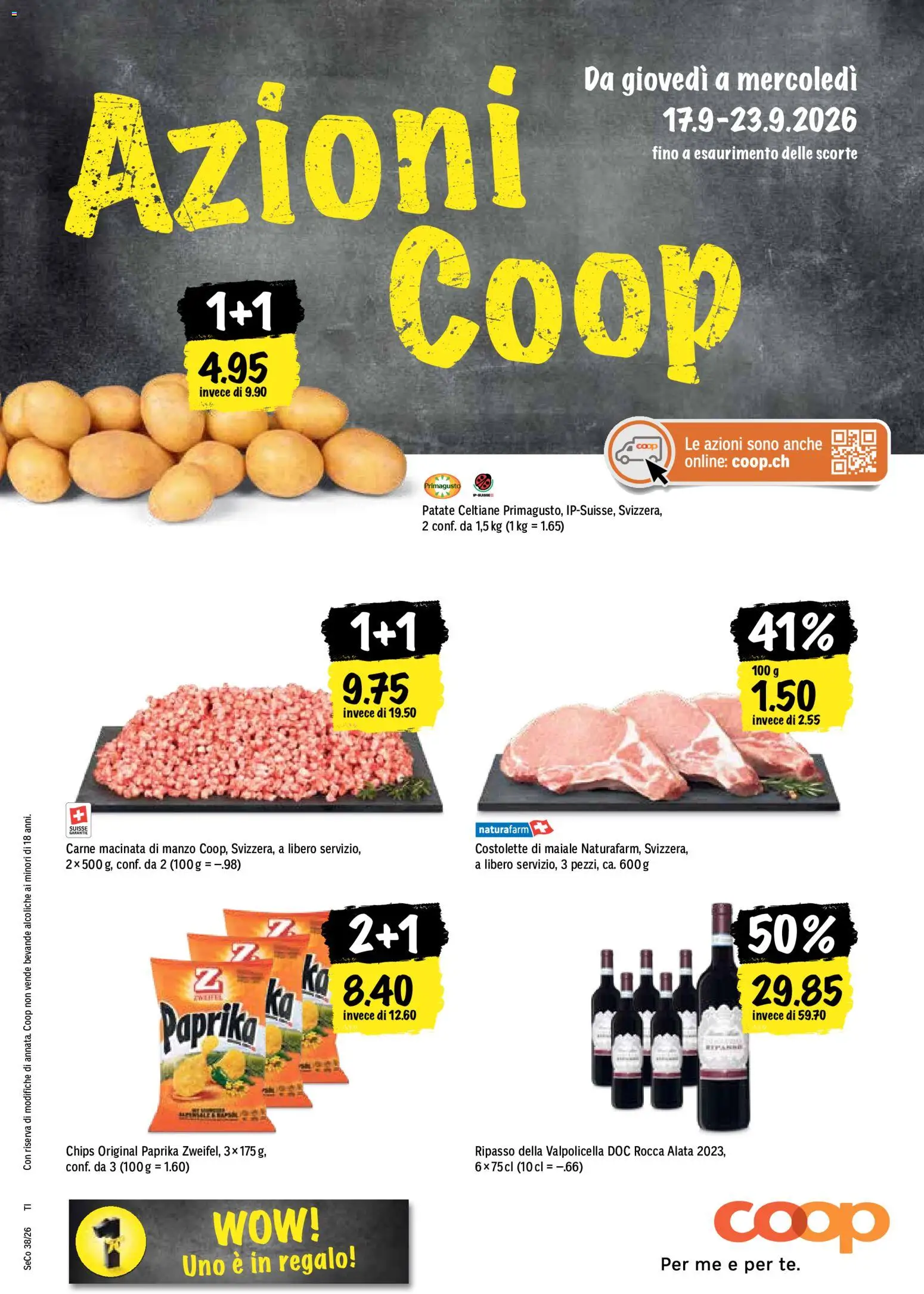Coop aktionen IT – gültig ab 17.09.2026 | Seite: 1