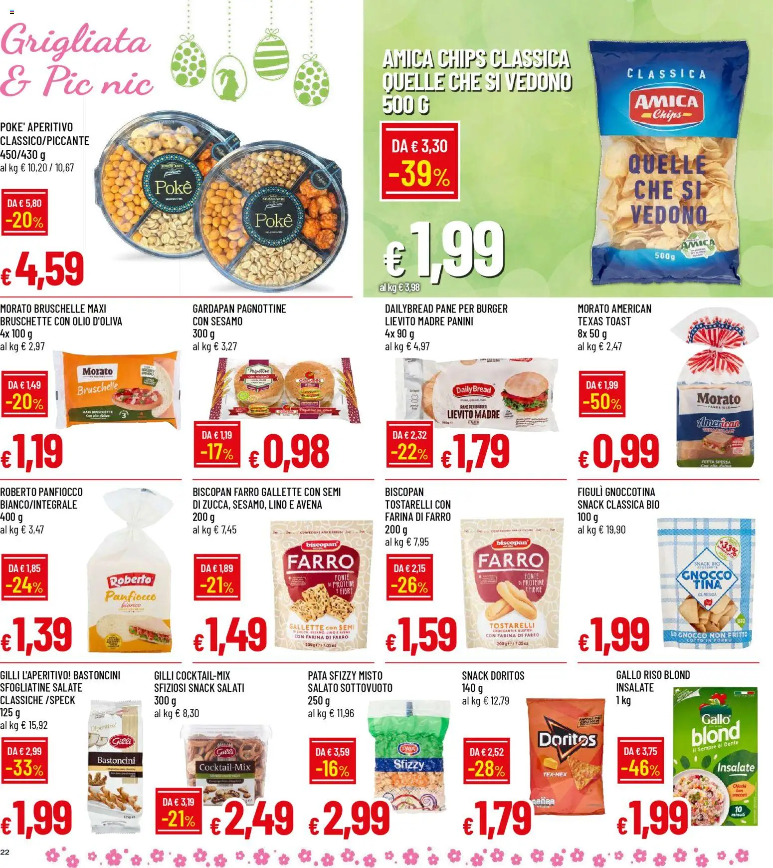 Volantino Galassia del 26.03.2026 | Pagina: 22 | Prodotti: Pane, Riso, Olio, Farro