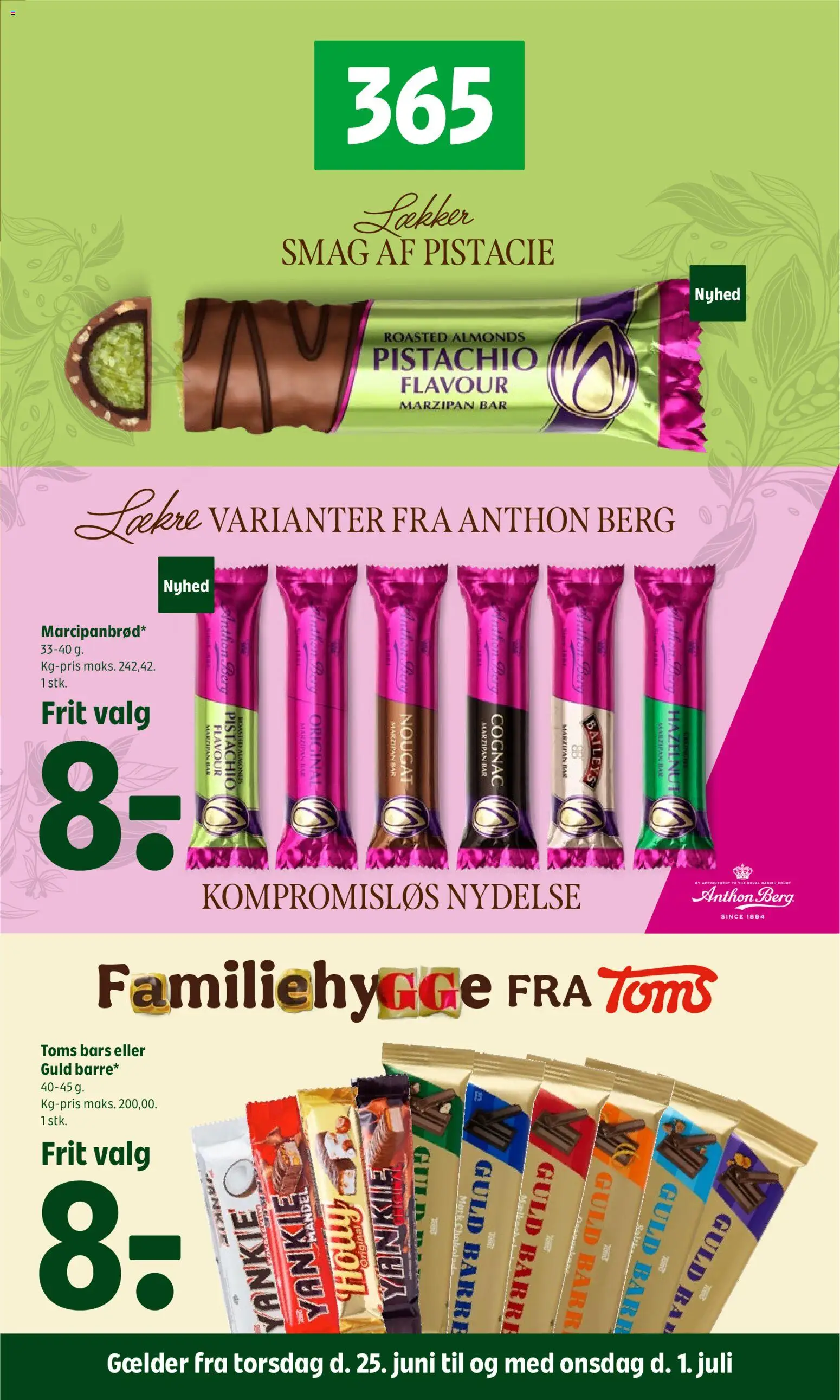 Coop 365 tilbudsavis – gyldig fra 25/06/2026 | Side: 26 | Produkter: Amendoins, Chokolade, Salt, Nougat
