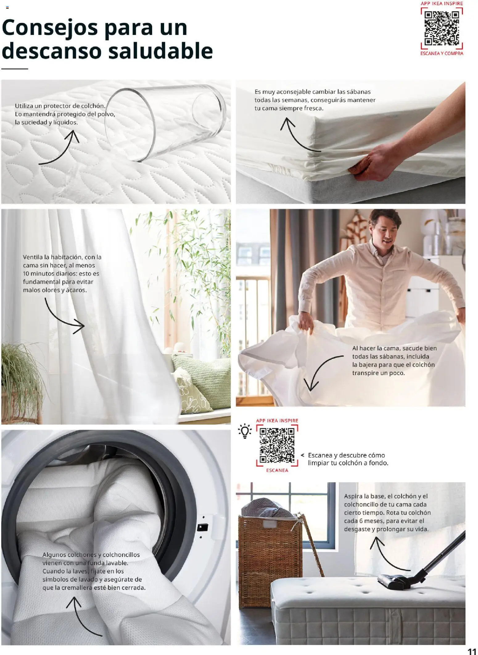 IKEA - Confort │ válido desde el 01/09/2026 | Página: 11 | Productos: Colchon, Funda, Cama
