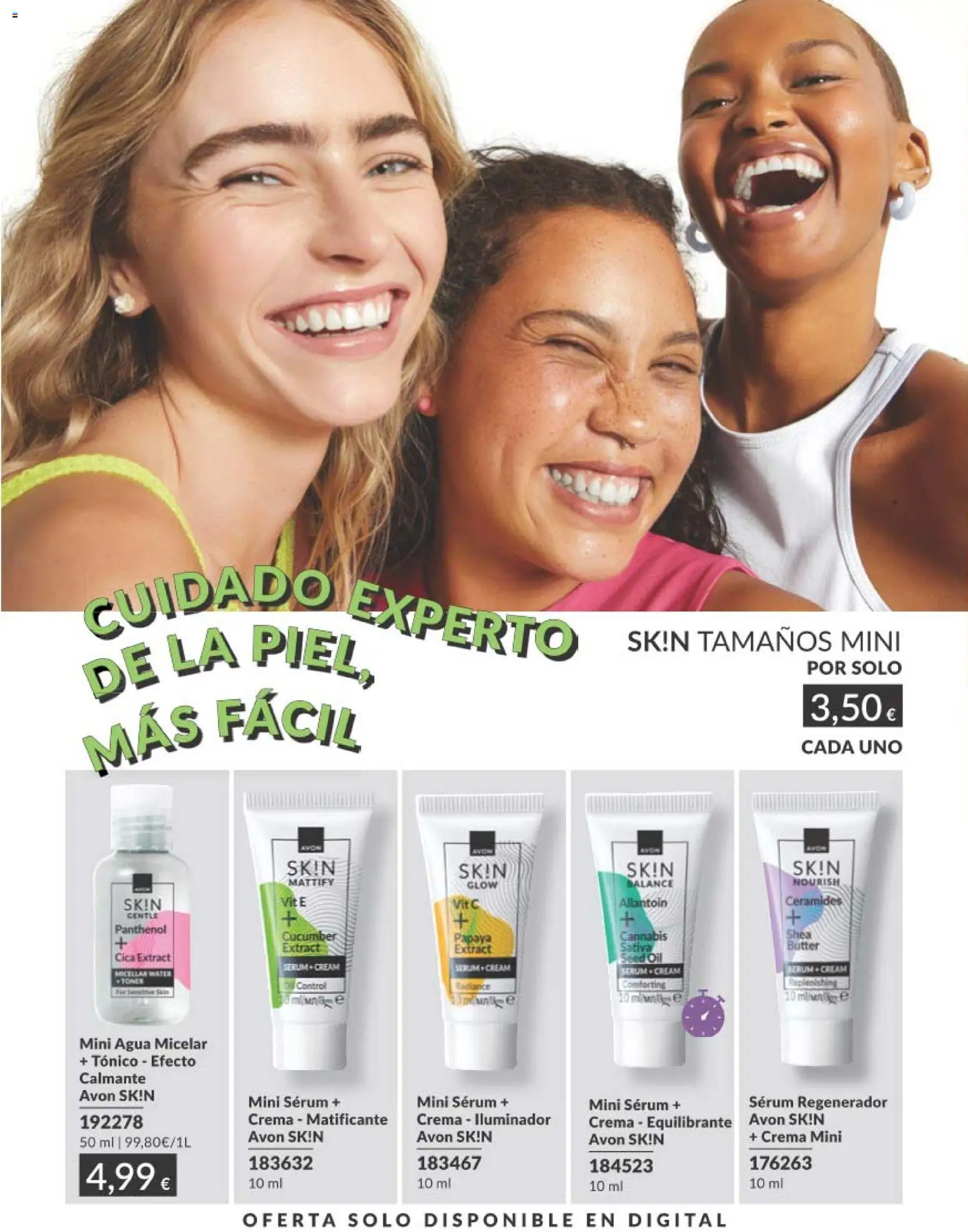 Catálogo AVON campaña 8 │ válido desde el 01/08/2026 | Página: 192 | Productos: Iluminador, Agua micelar, Crema, Toner