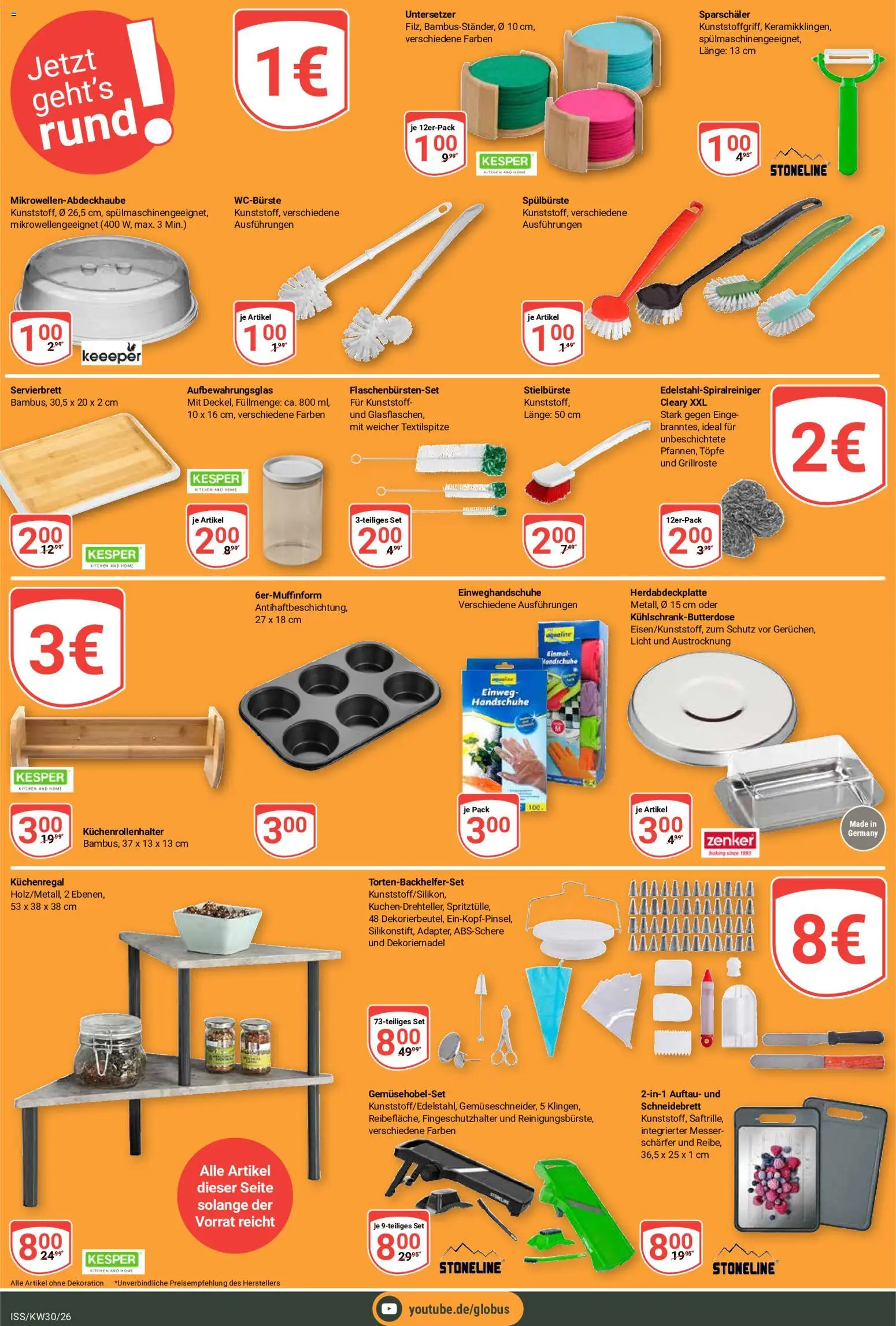 Globus Prospekt – gültig ab 20.07.2026 | Seite: 22 | Produkte: Handschuhe