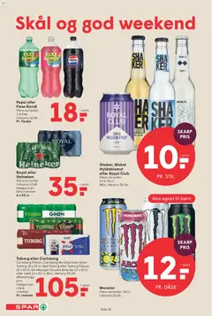 Spar - Tilbudsavis uge 38 gyldig fra 11/09/2026 | Side: 19 | Produkter: Gin, Cider, Faxe Kondi, Pepsi