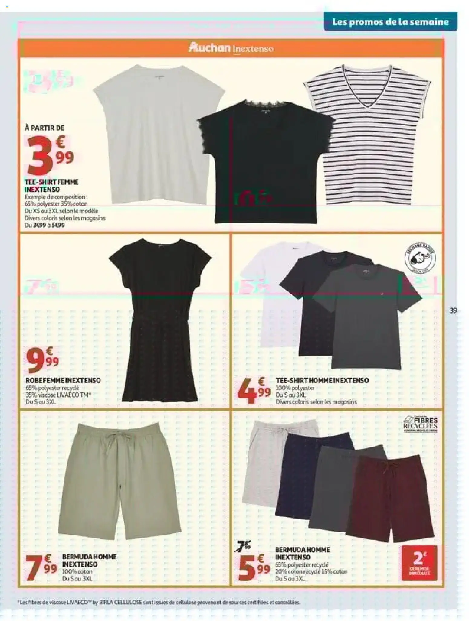{H1} | Page: 39 | Produits: Robe, Bermuda, T-shirt, Shorts