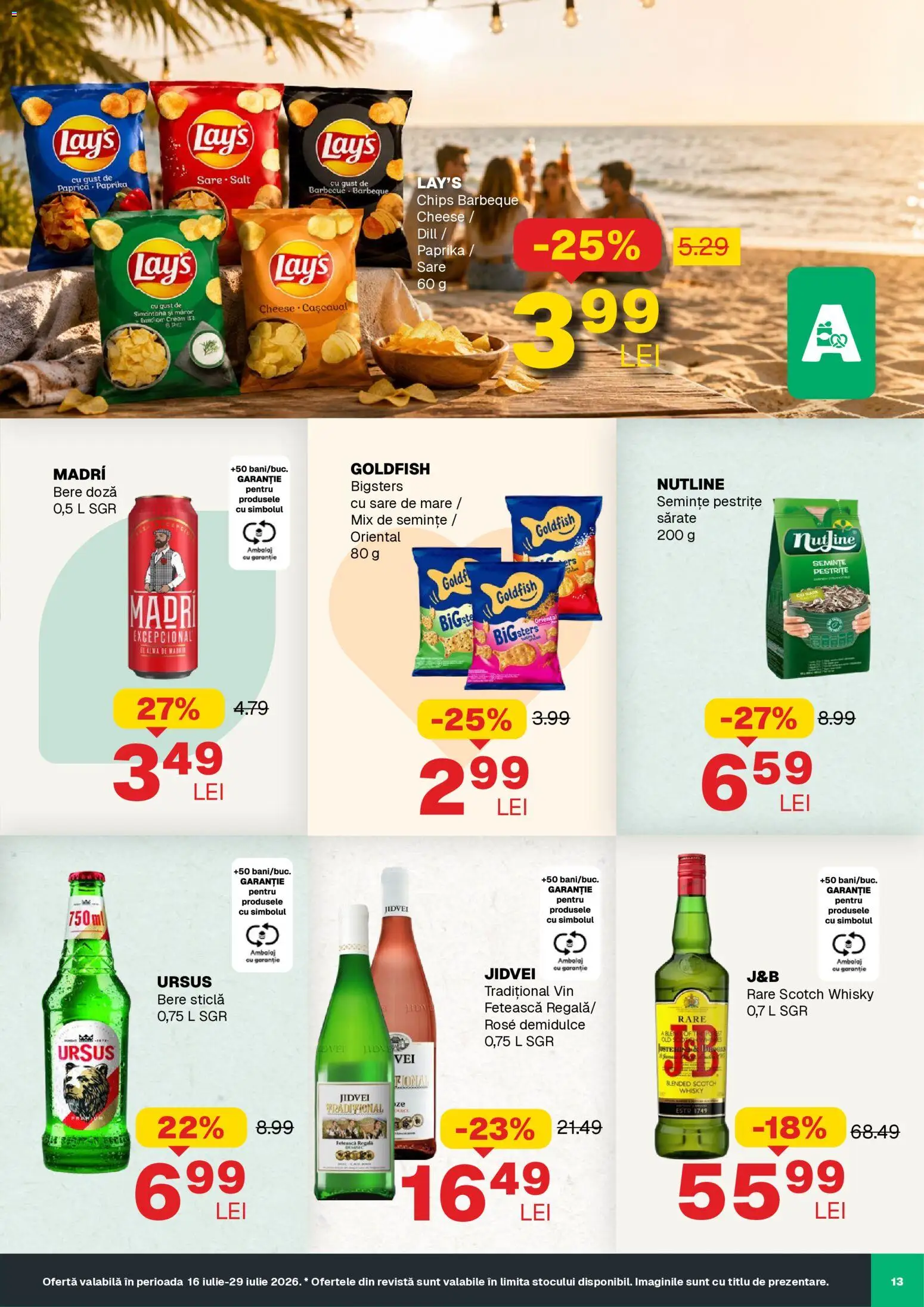 Noul catalog Annabella – valabil de la 16.07.2026 | Pagină: 13 | Produse: Scotch Whisky, Semințe, Bere, Sare