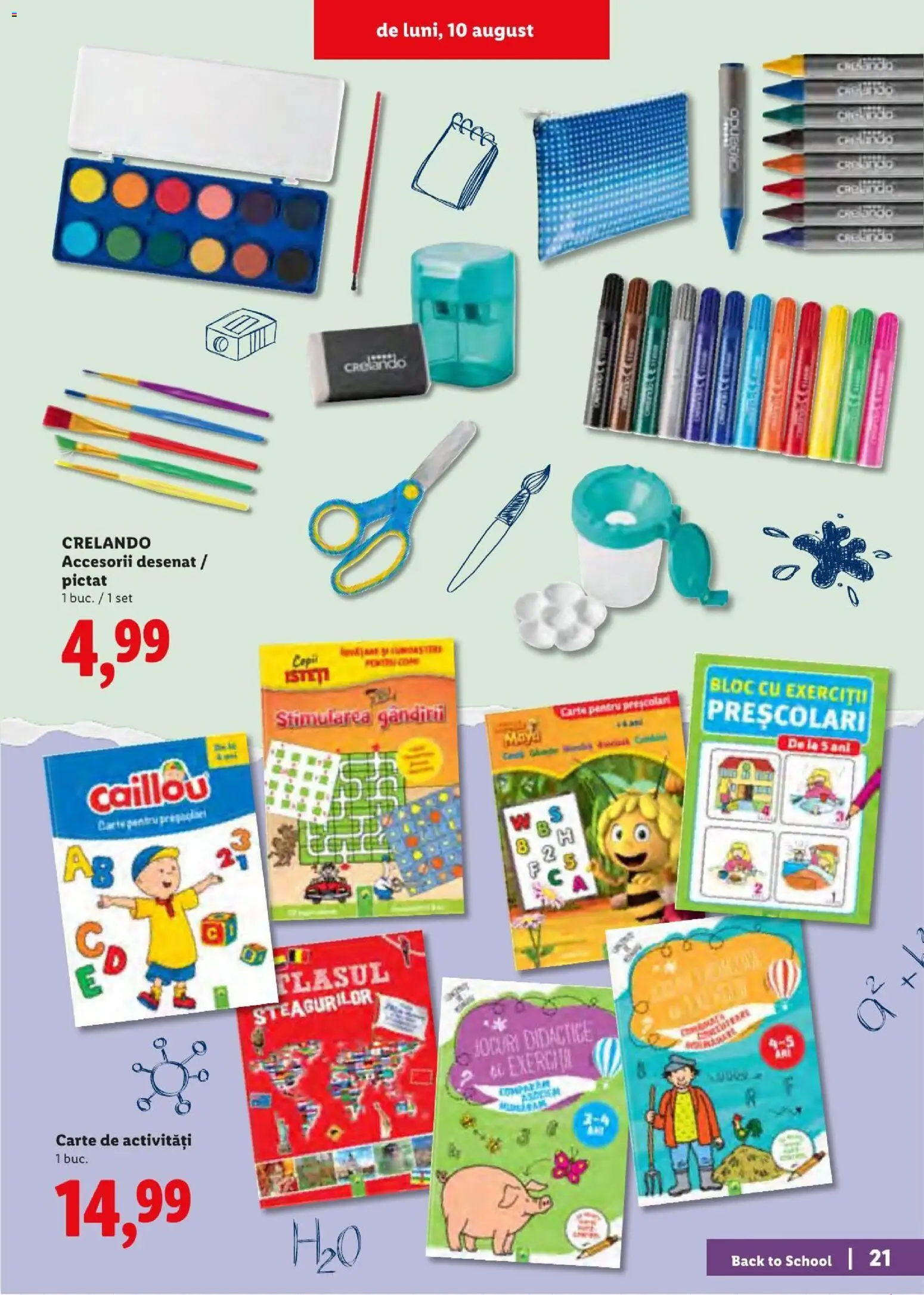 Noul catalog Lidl – valabil de la 10.08.2026 | Pagină: 21 | Produse: Ascuțitoare