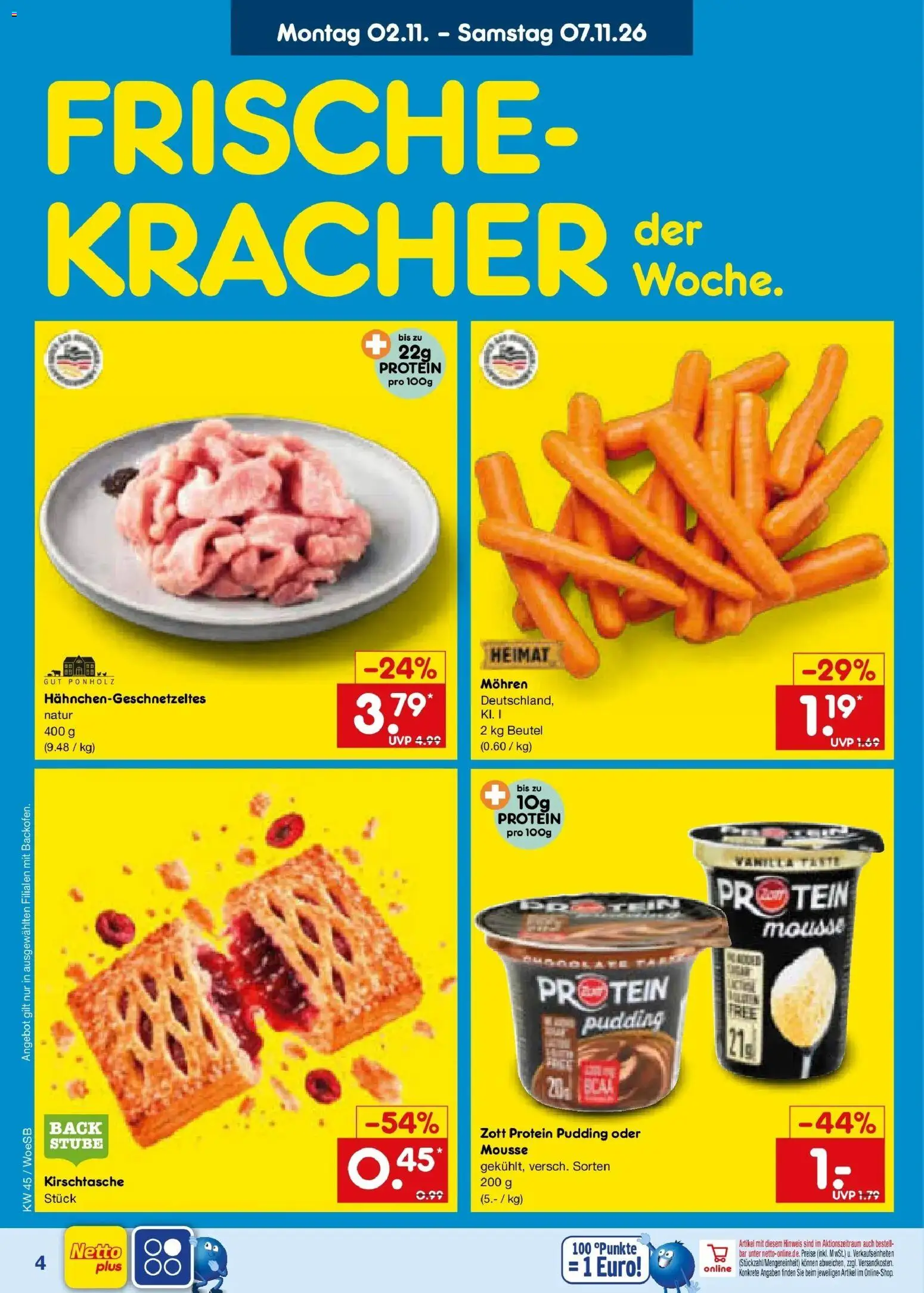 Netto Marken-Discount Prospekt Leonberg – gültig ab 02.11.2026 | Seite: 6 | Produkte: Pudding, Mohren