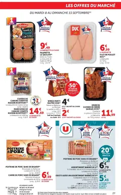 Super U - Prévisualisation de Super U catalogue valide à partir de 08/09/2026 | Page: 27 | Produits: Canard, Merguez, Piment, Cuisses de dinde