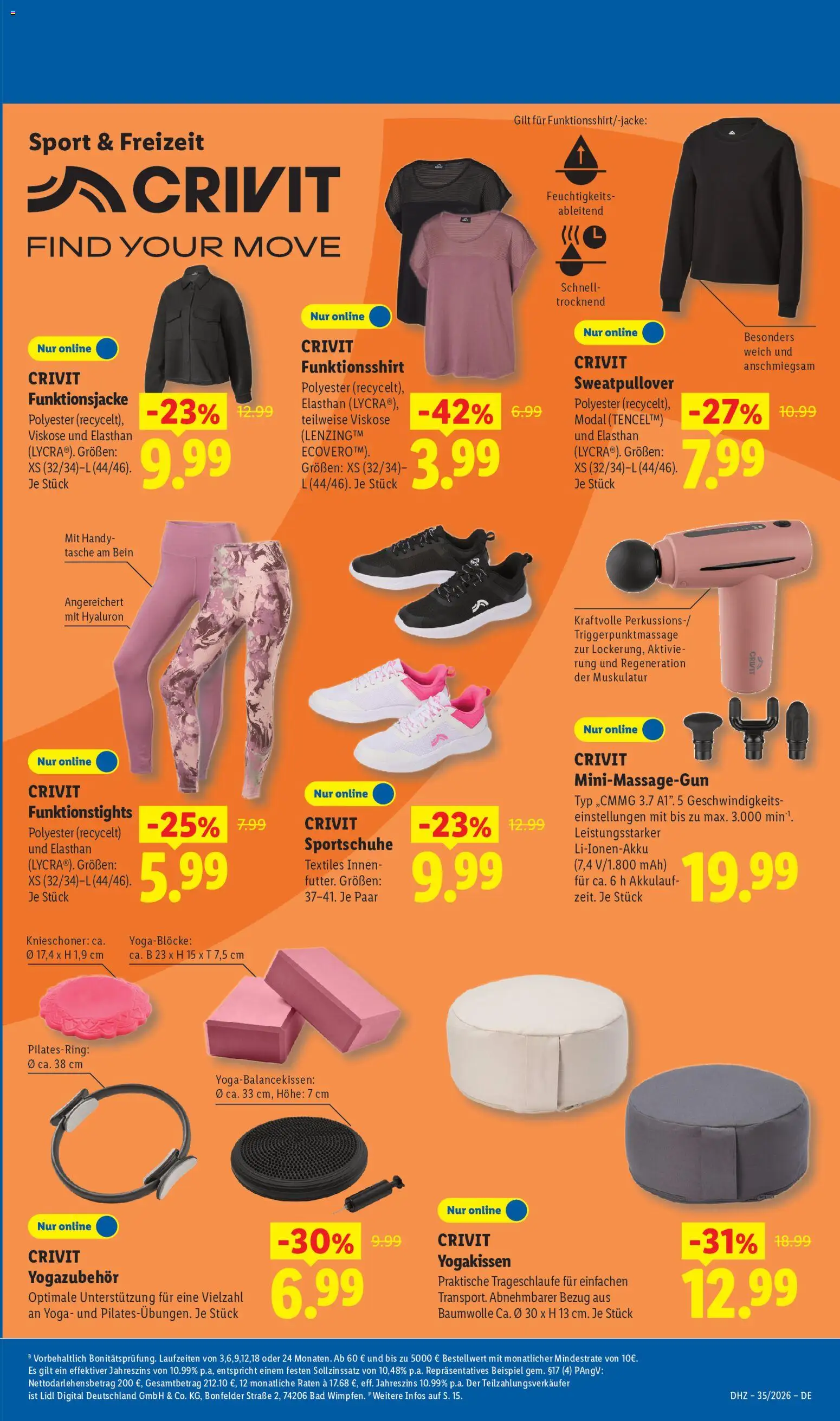 Lidl Prospekt – gültig ab 24.08.2026 | Seite: 19 | Produkte: Shirt, Tasche, Sweatshirt, Bad