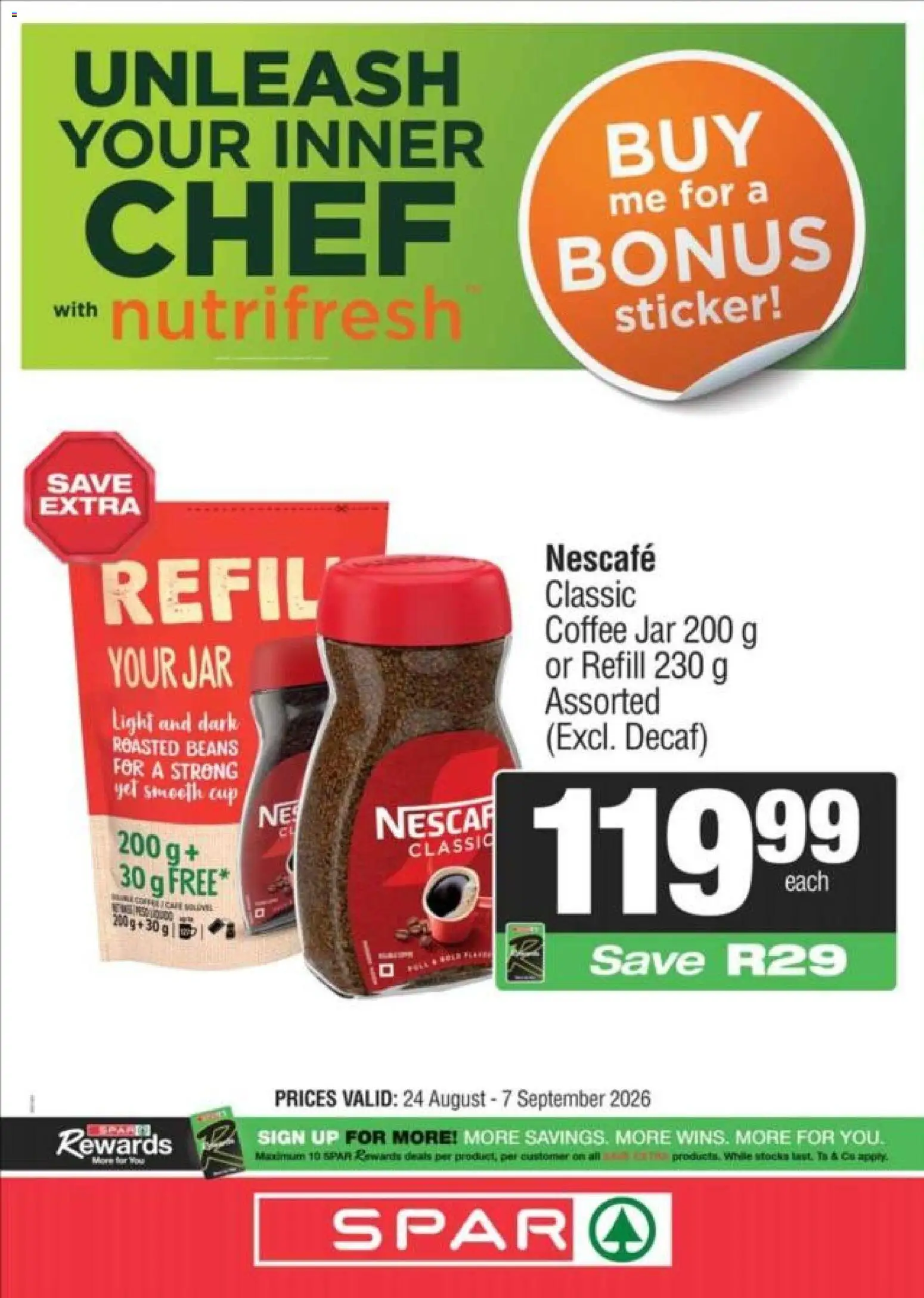 New Spar catalogue – valid from 24/08/2026 | Page: 1