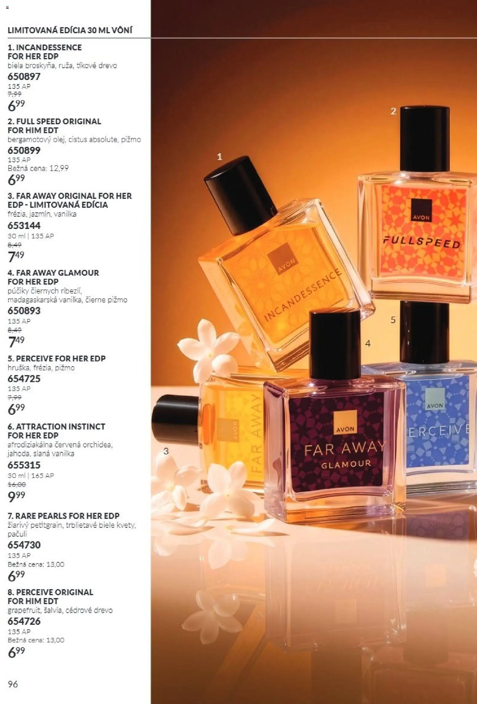 Nové Avon akcie – leták je platný od 01.10.2026 | Strana: 96 | Produkty: Vanilka