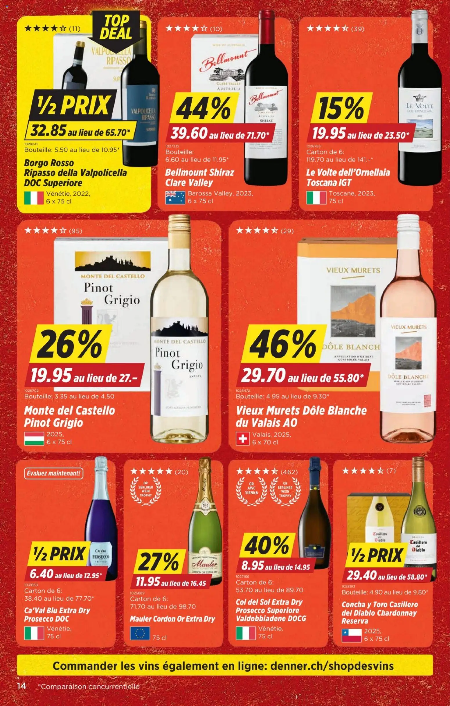 Denner aktionen FR – gültig ab 16.07.2026 | Seite: 14 | Produkte: Wein