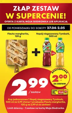 Pogląd oferty "Biedronka gazetka od poniedziałku" - ważna od 27.04.2026 | Strona: 100 | Produkty: Karta