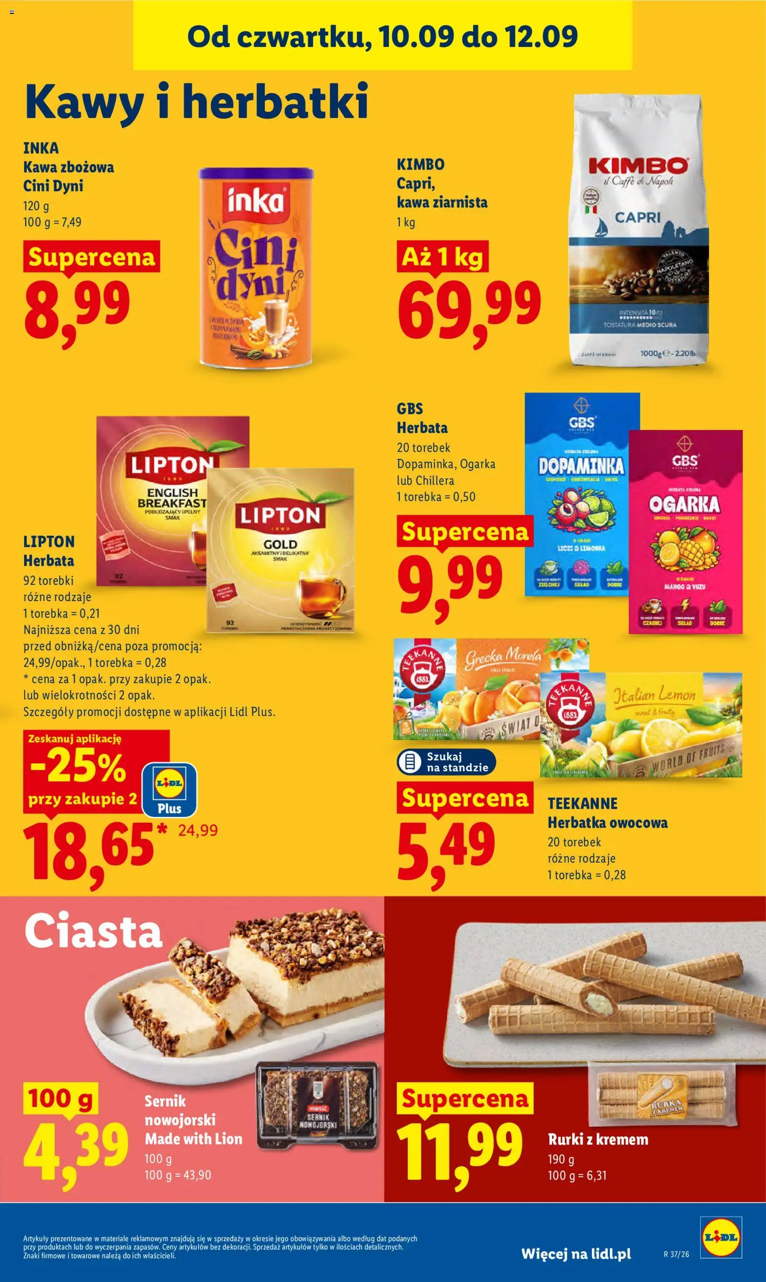 Lidl Polsko leták od 10.09.2026 | Strana: 59 | Produkty: Teekanne