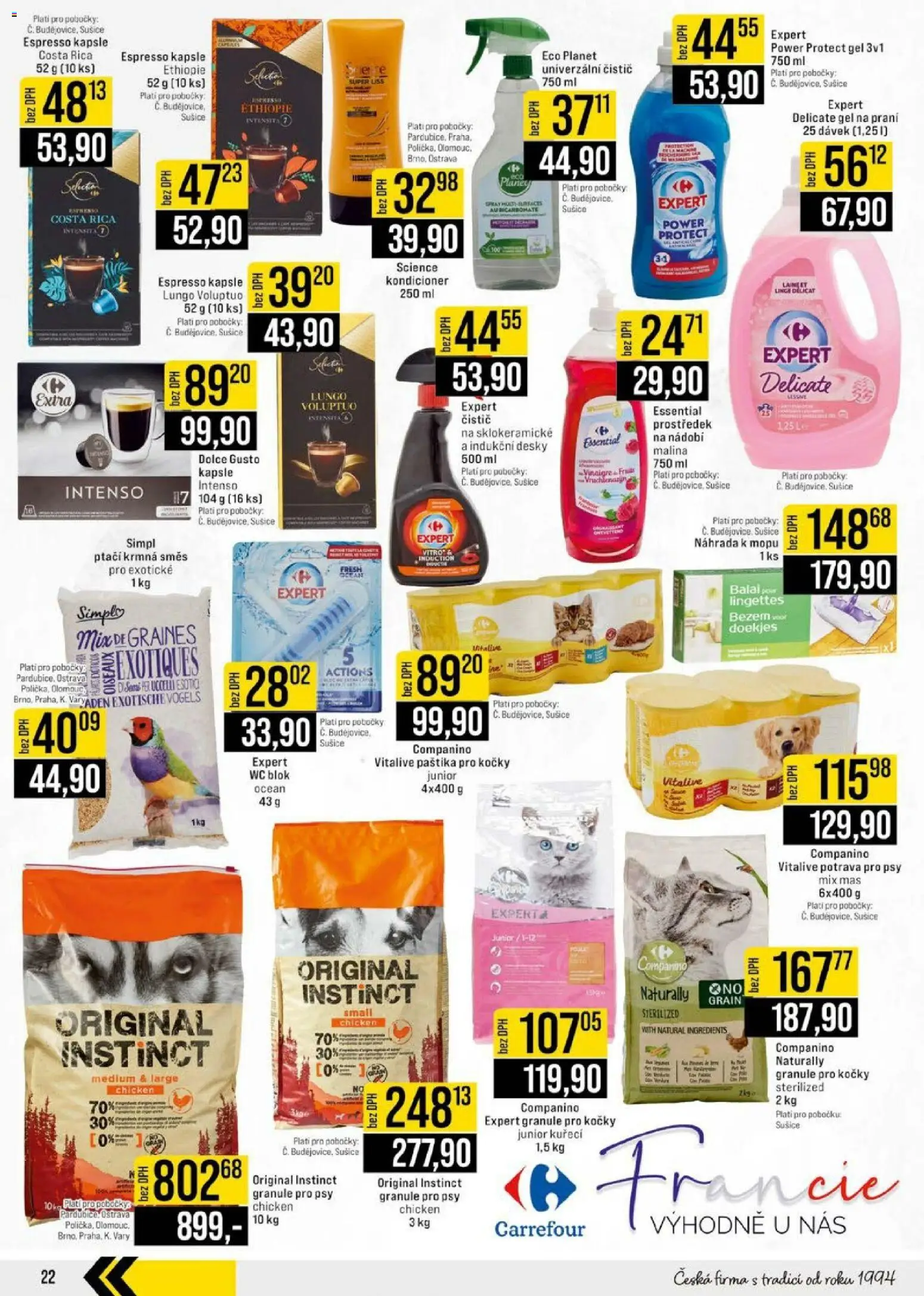 Jip leták - Cash & Carry od 22.07.2026 | Strana: 22 | Produkty: Dolce Gusto, Blok, Desky, Kondicionér