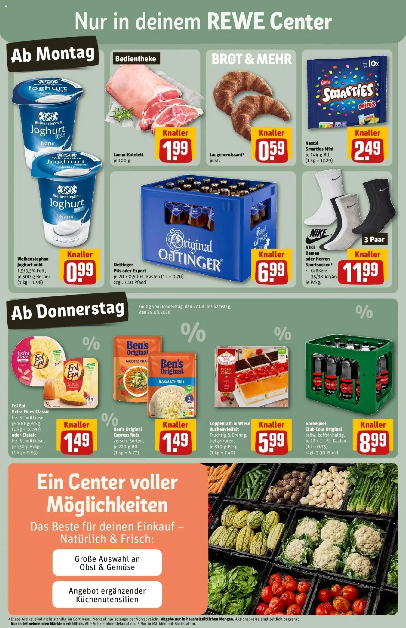 REWE Prospekt ab 24.08.2026 zum Blättern » Angebote | Seite: 3