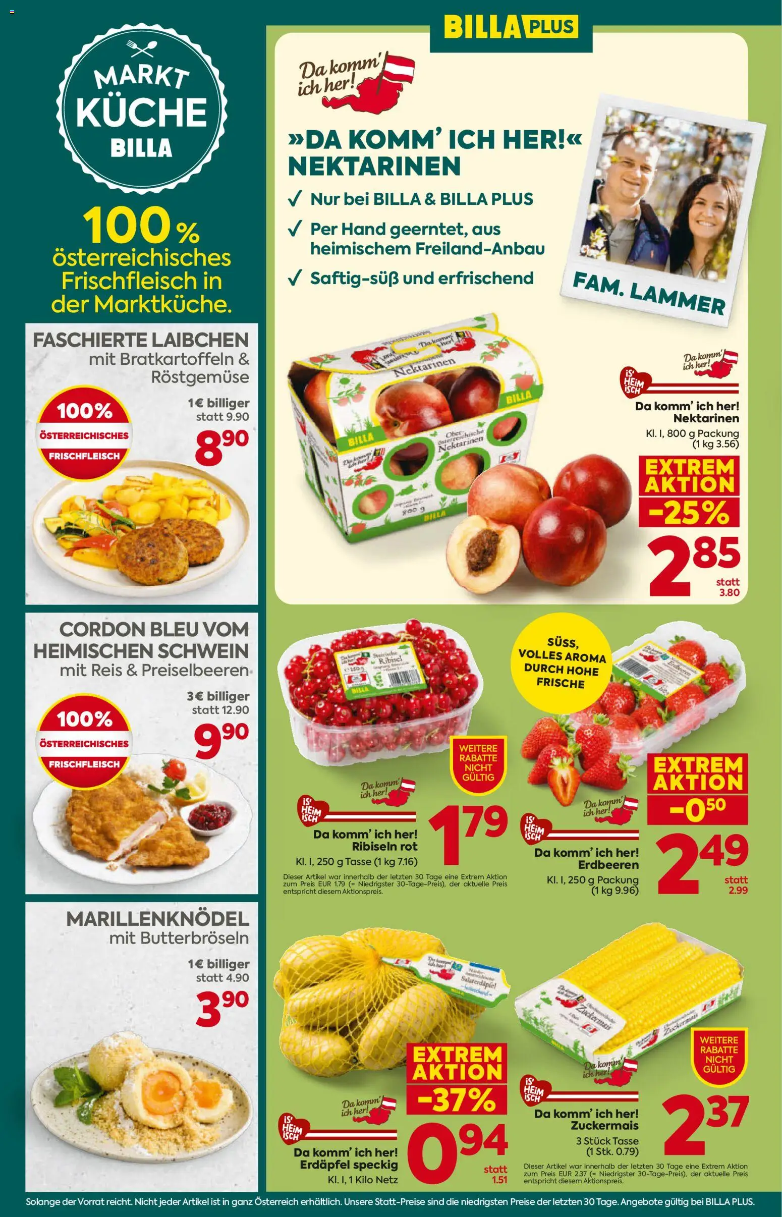 Billa Plus Flugblatt gültig ab 20.08.2026 | Seite: 8 | Produkte: Erdbeeren, Reis