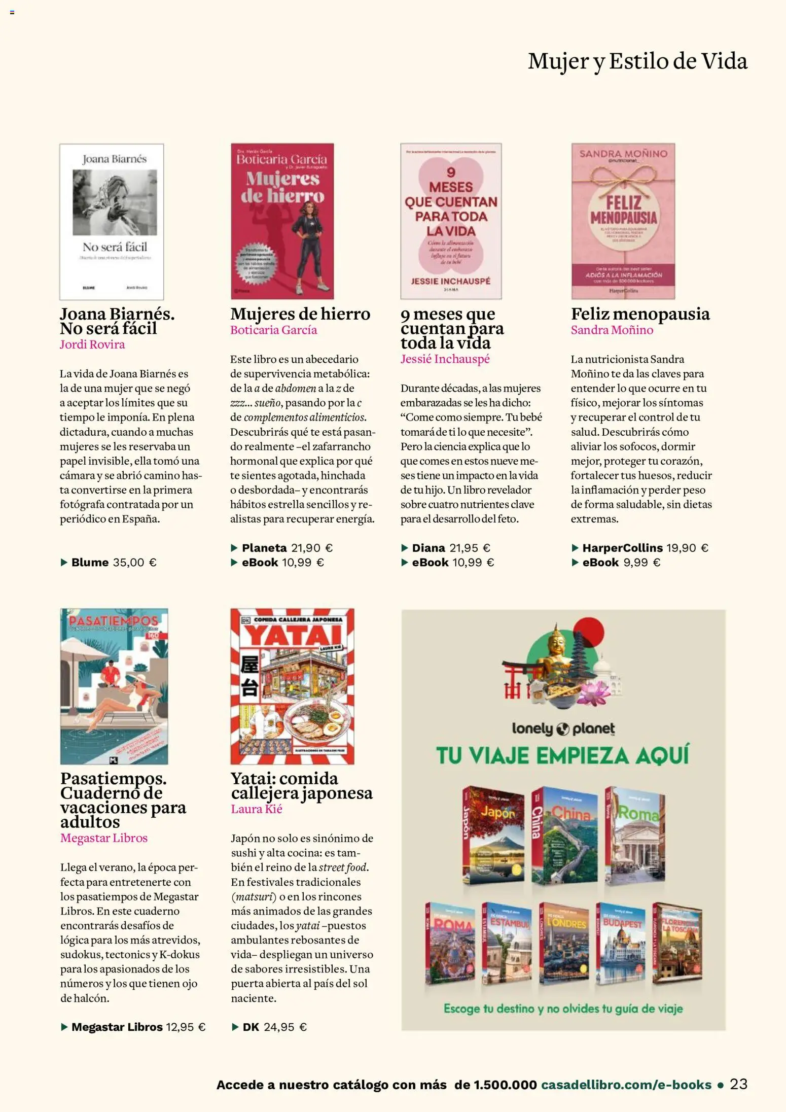 Casa del libro folleto │ válido desde el 01/07/2026 | Página: 23 | Productos: Té, Cámara, Peso, Σιδερώστρα