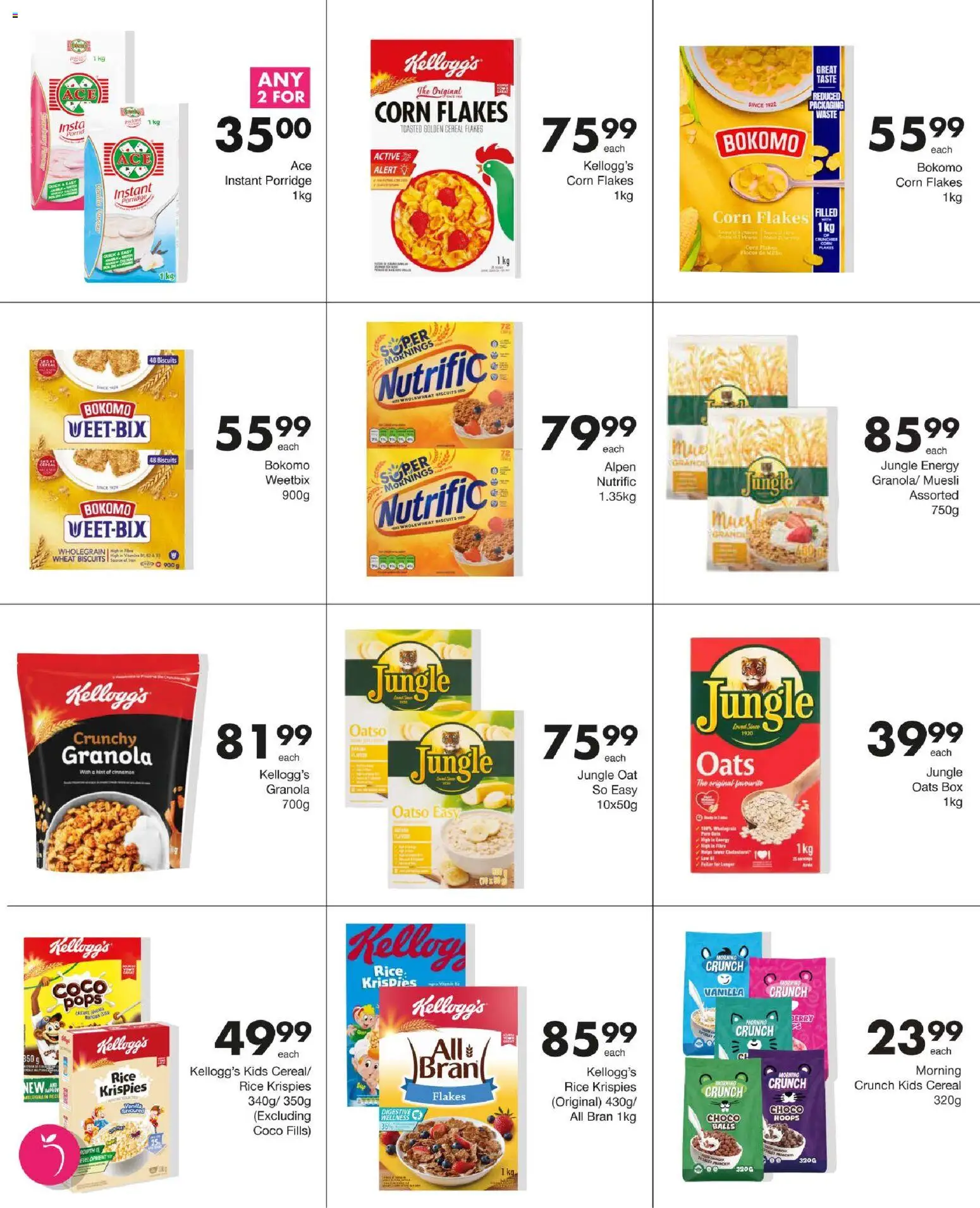 New Save catalogue – valid from 15/09/2026 | Page: 36 | Products: Vanilla, Porridge, Biscuits, Flakes