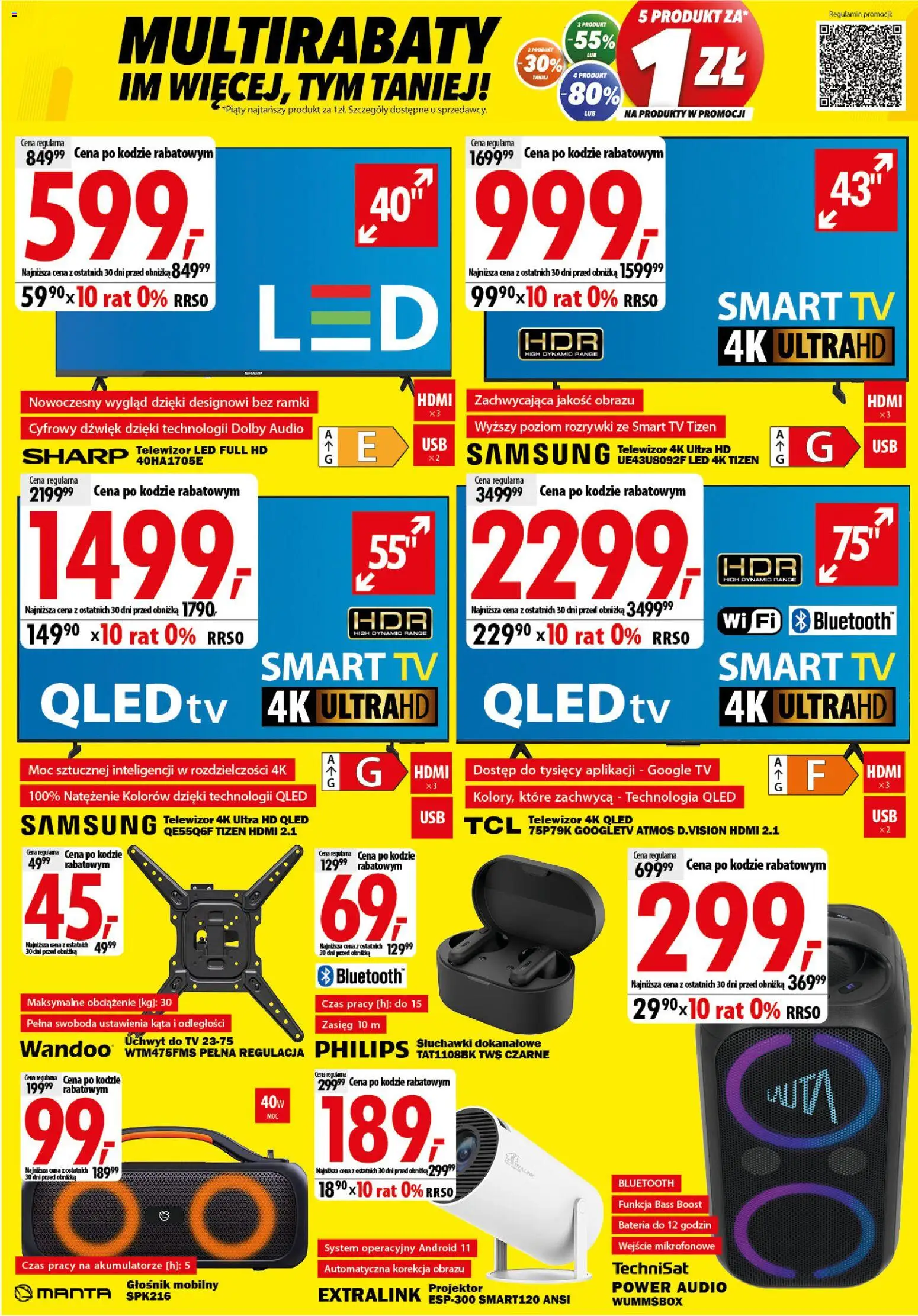 Mediaexpert promocje - Otwarcie po remoncie Skarżysko-Kamienna od 17.09.2026 | Strona: 2 | Produkty: Telewizor, Audio, Słuchawki, Głośnik