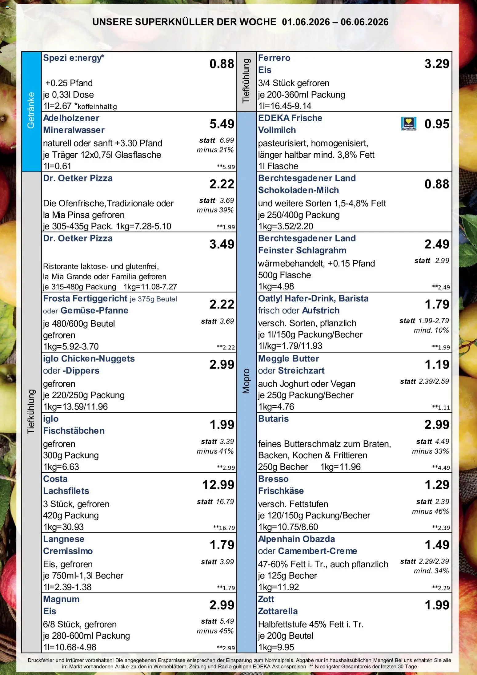 Simmel Bayern – gültig ab 01.06.2026 | Seite: 5 | Produkte: Langnese, Joghurt, Fischstabchen, Oatly