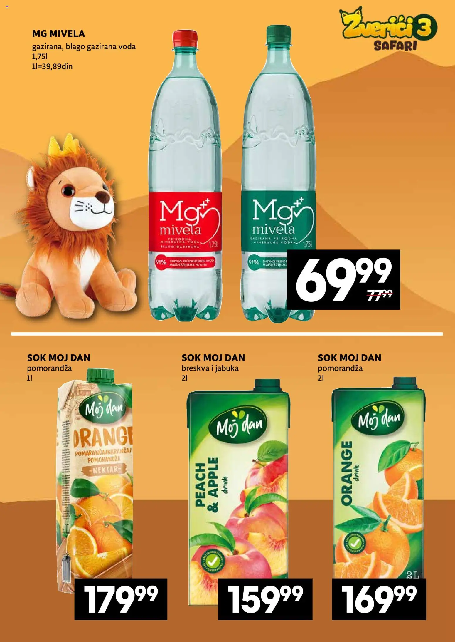 Mercator katalog - važi od 20.04.2026 | Strana: 11 | Proizvode: Voda, Pomorandza, Sok, Breskva