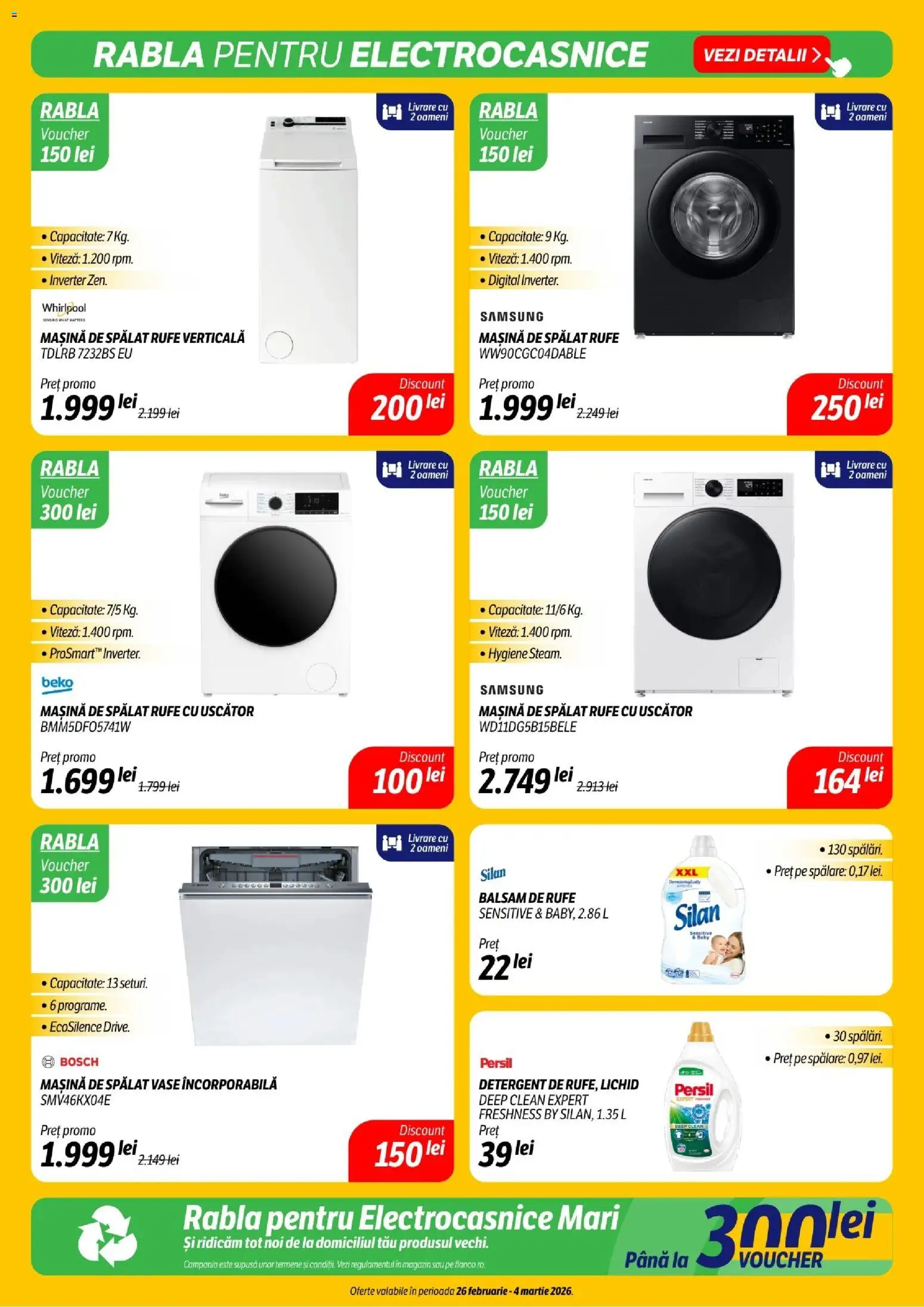 Noul catalog Flanco – valabil de la 26.02.2026 | Pagină: 16 | Produse: Silan, Baby, Mașină De Spălat, Balsam