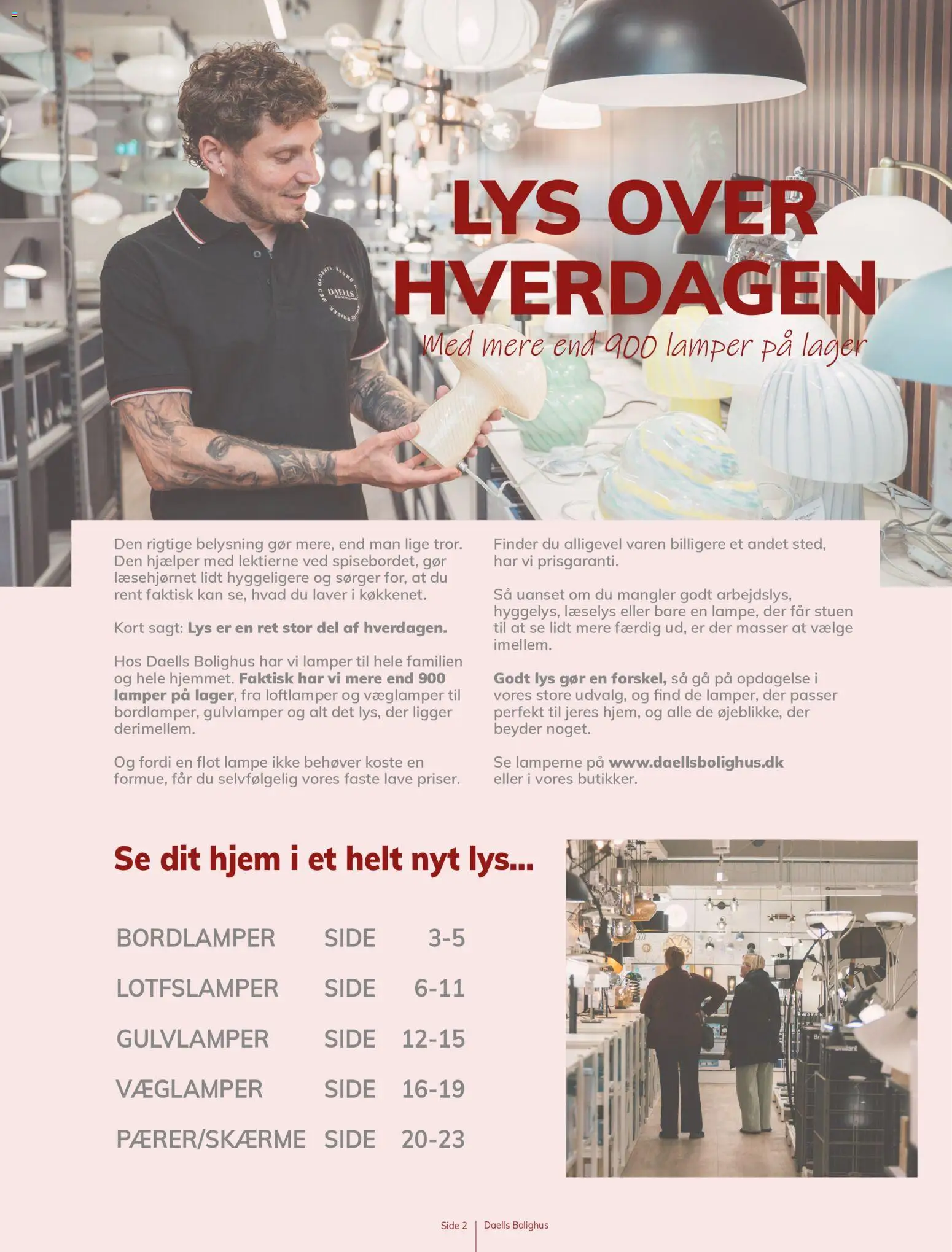 Daells Bolighus tilbudsavis – gyldig fra 10/09/2026 | Side: 2 | Produkter: Lampe
