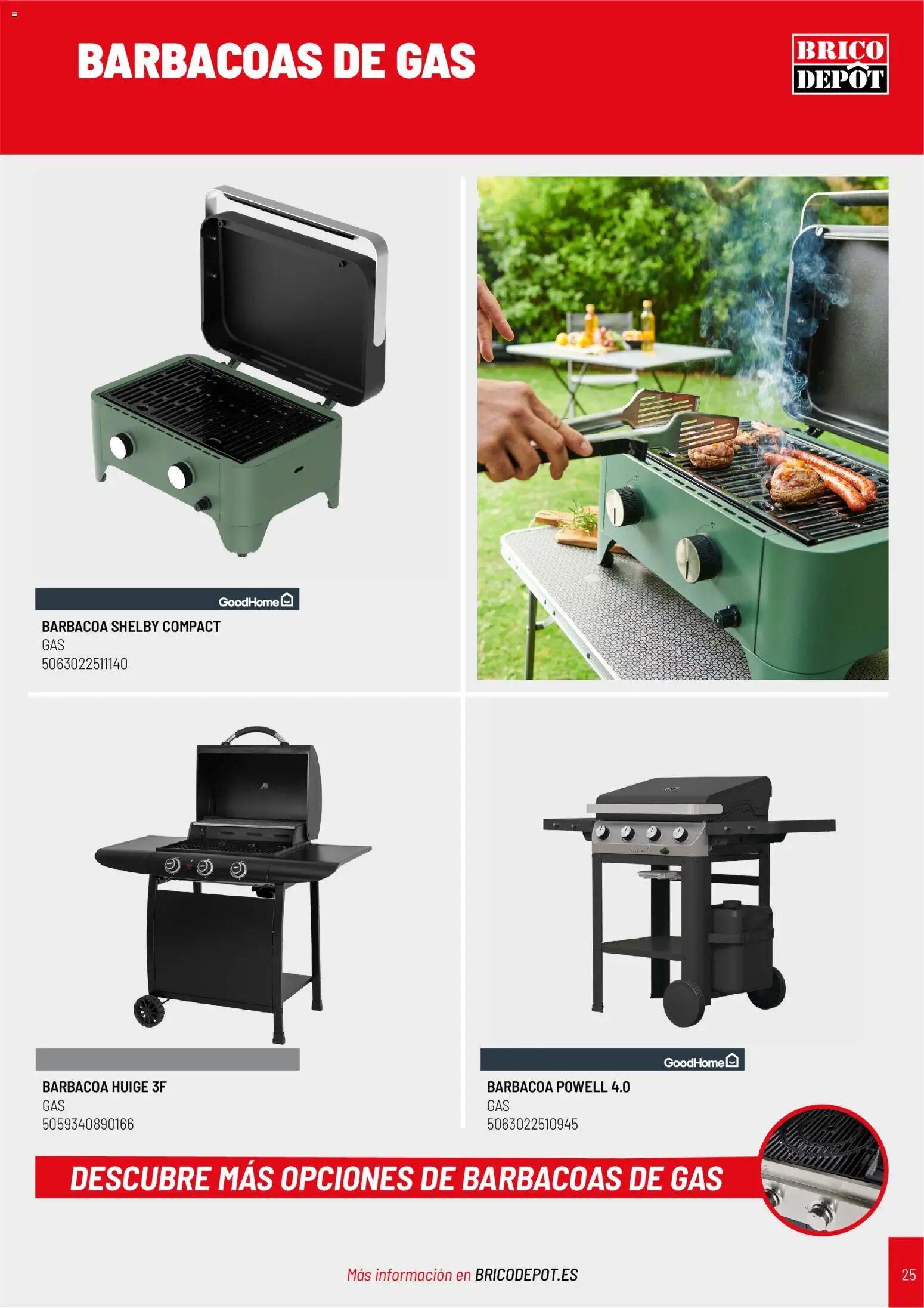 Brico Depôt folleto Jardín 2026 │ válido desde el 02.04.2026 | Página: 25 | Productos: Barbacoa