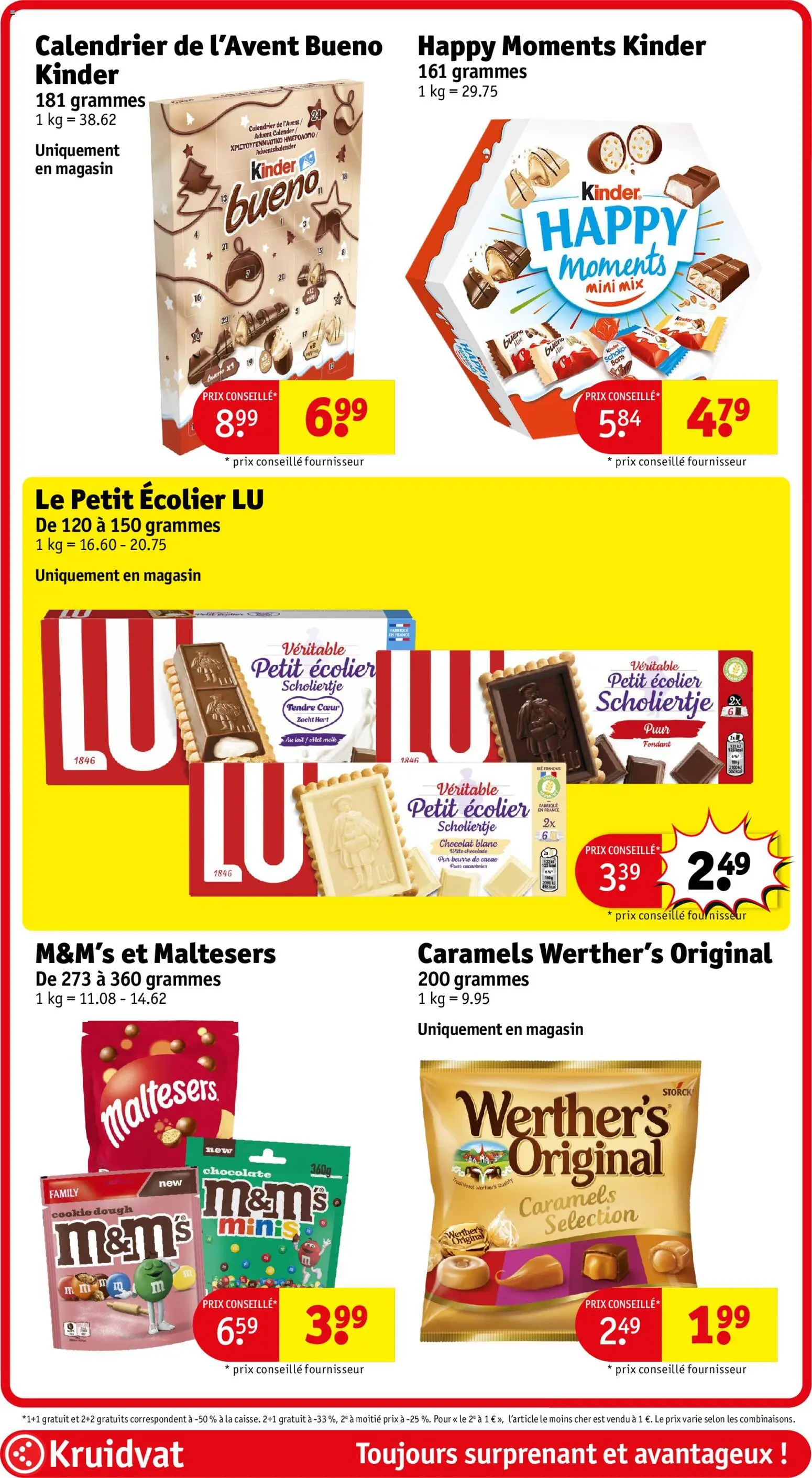 {H1} | Pagina: 56 | Producten: Cacaoboter, Kinder, Melk, Chocolade