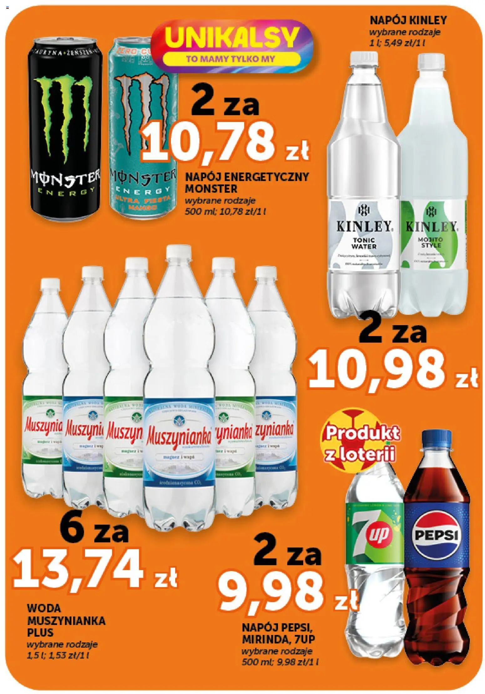 ABC gazetka od 09.07.2026 | Strona: 17 | Produkty: Pepsi, Muszynianka, Woda