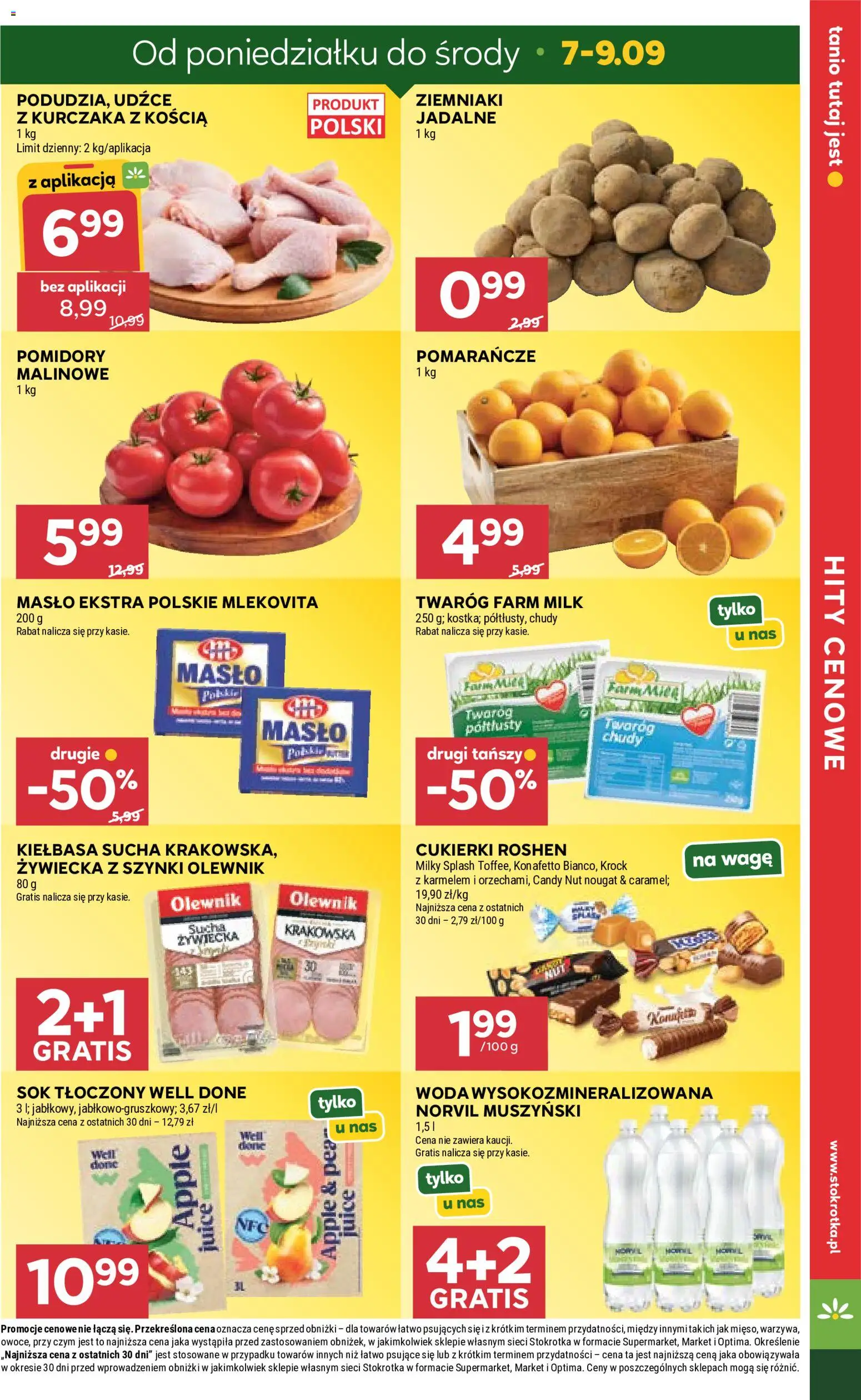 Stokrotka gazetka - Market od 03.09.2026 | Strona: 9 | Produkty: Cukierki roshen, Stokrotka, Cukierki, Twaróg
