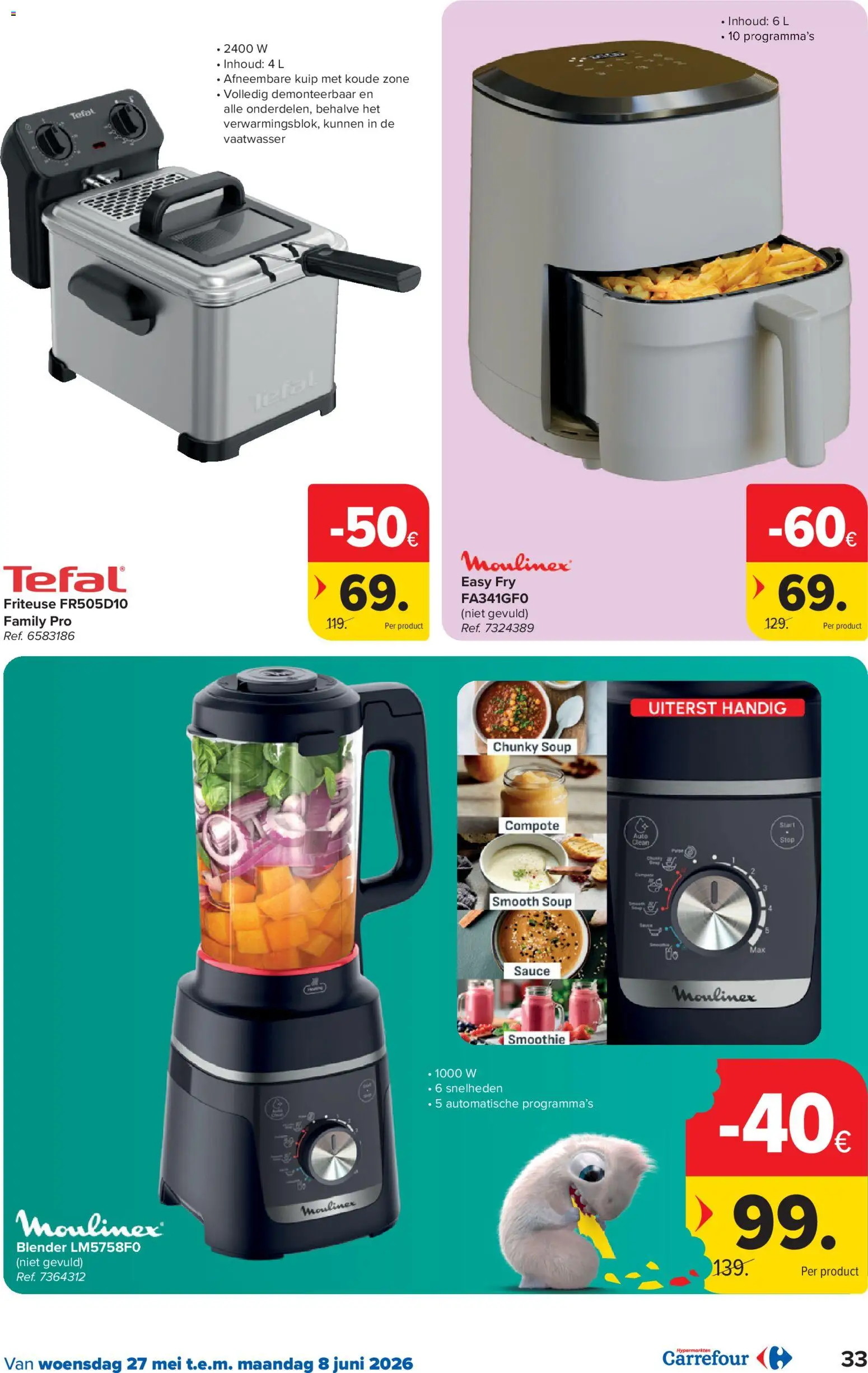 {H1} | Pagina: 33 | Producten: Vaatwasser, Blender, Friteuse