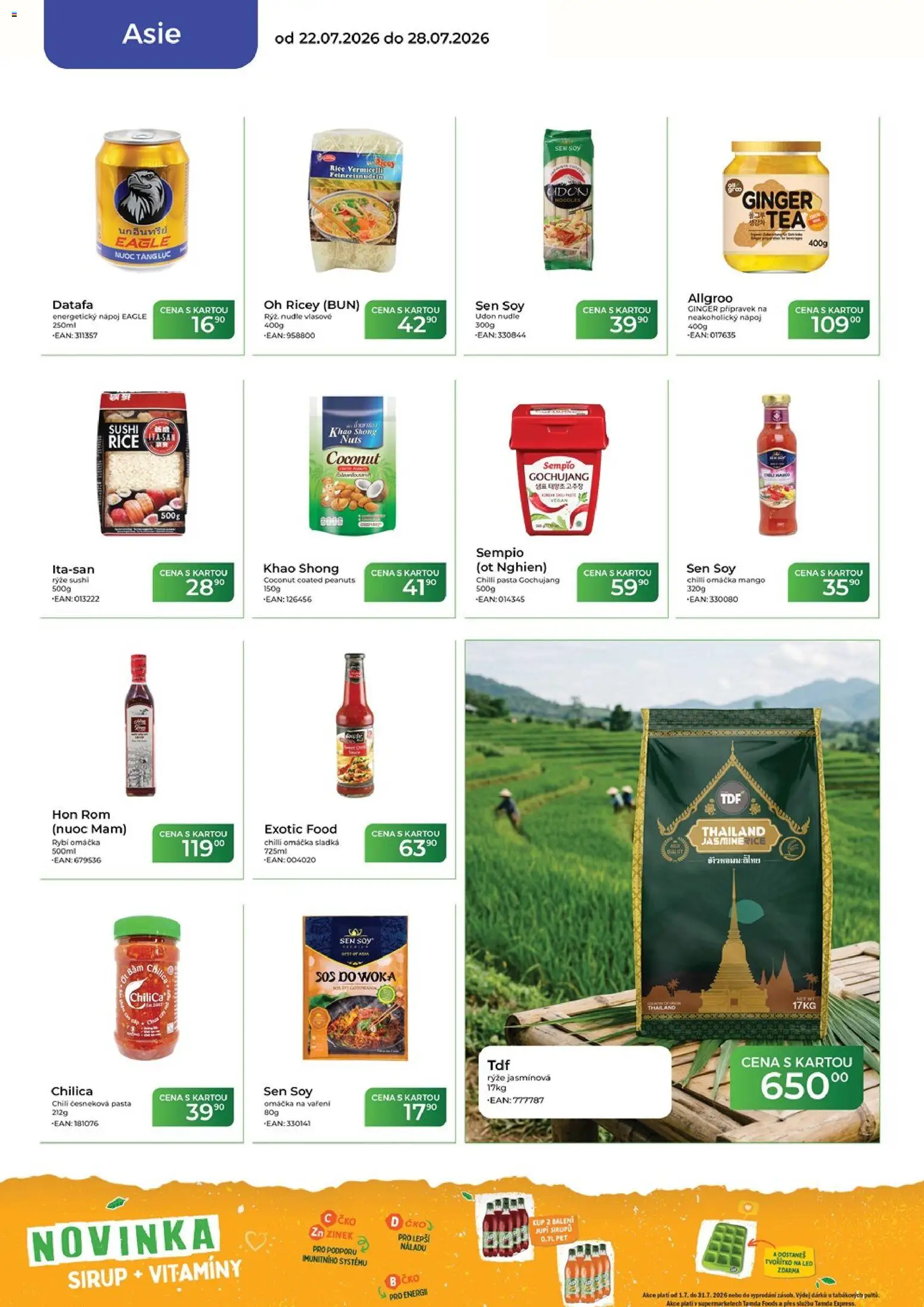 Tamda Foods leták od 22.07.2026 | Strana: 44 | Produkty: Mango, Rýže, Sirup, Tvořítko